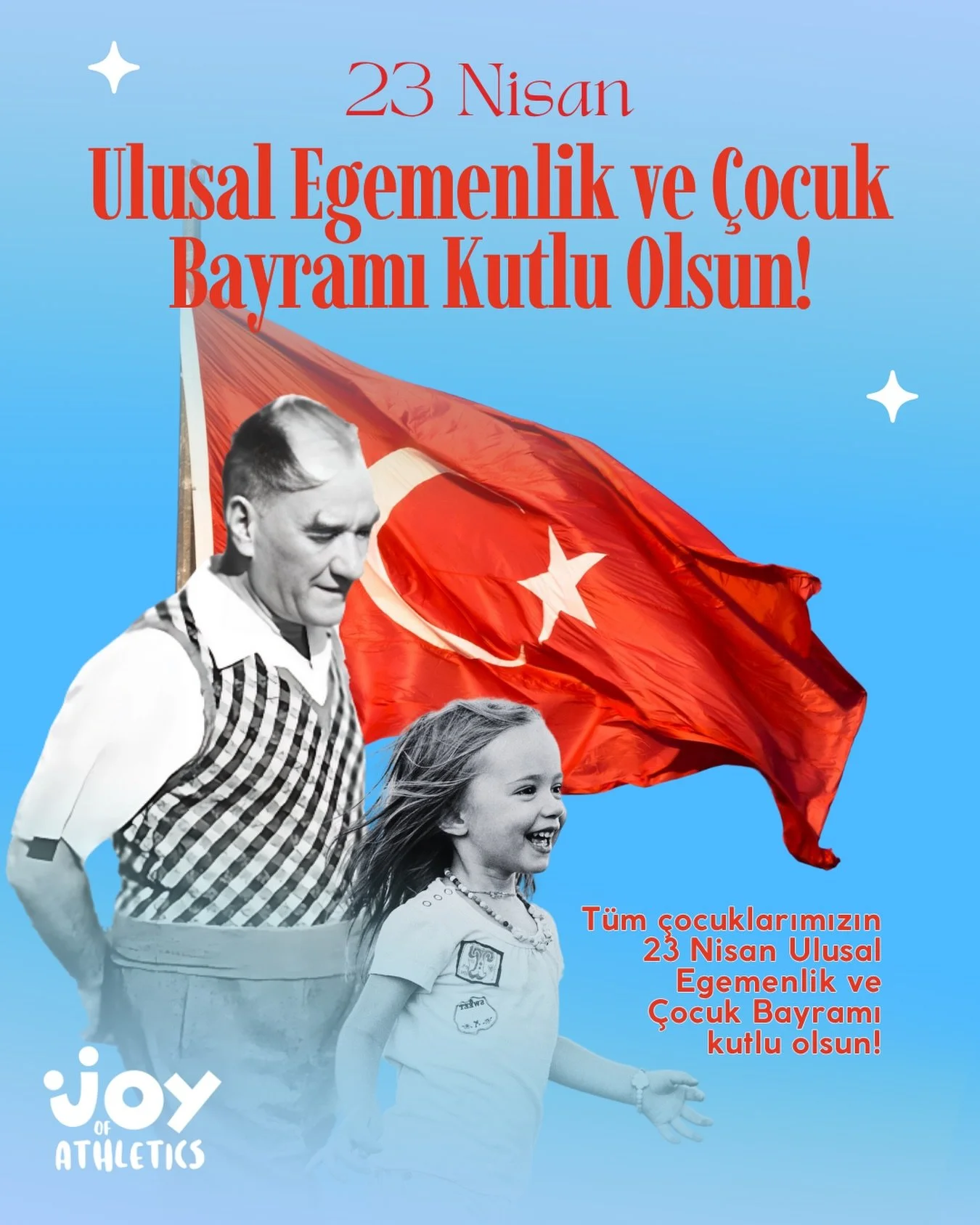 T&uuml;m d&uuml;nya &ccedil;ocuklarının 23 Nisan Ulusal Egemenlik ve &Ccedil;ocuk Bayramı kutlu olsun ❤️✨