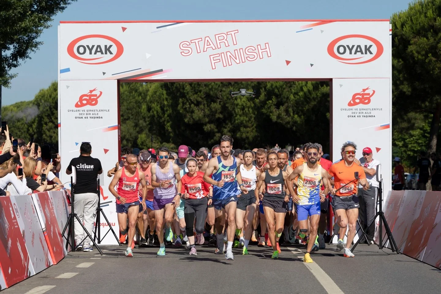 OYAK 65&rsquo;inci Yıl Koşusu
📅 14 Haziran 2026
📍 Kartal &ndash; Dragos Sahil Yolu

OYAK&rsquo;ın 65&rsquo;inci kuruluş yıl d&ouml;n&uuml;m&uuml; kapsamında ger&ccedil;ekleştirilen etkinlik, Citius Experience tarafından u&ccedil;tan uca planlanlanı