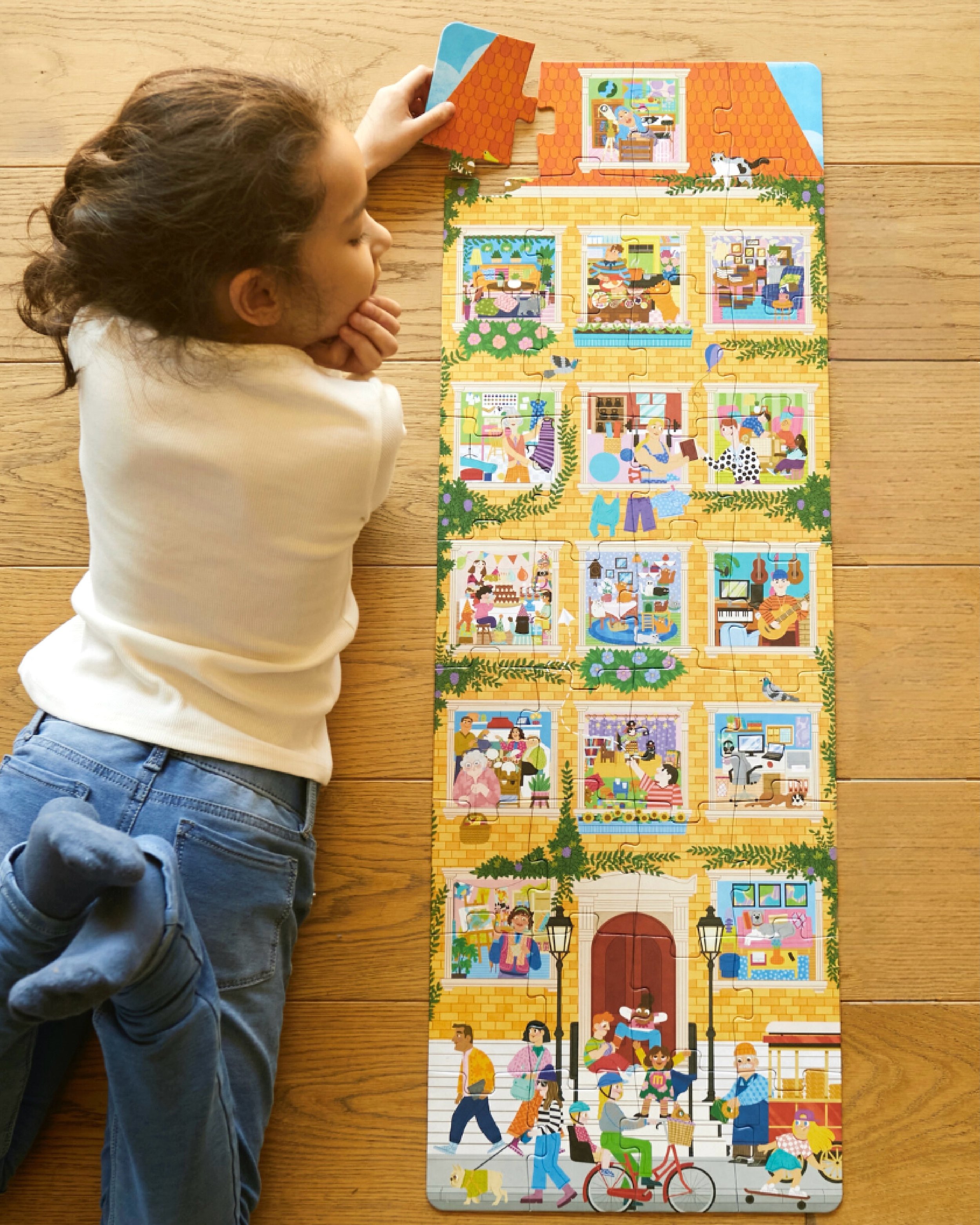 BU YAPBOZ TAM 1 METRE 🧩🏡 Dev yapboz&rsquo;da yer alan birbirinden renkli karakterlerin d&uuml;nyasını keşfetmeye hazır olun! 

İngiltere&rsquo;nin en prestijli oyun rehberi @goodplayguide &ouml;nerilen oyunlar arasında yer alan app entegre yapboz M