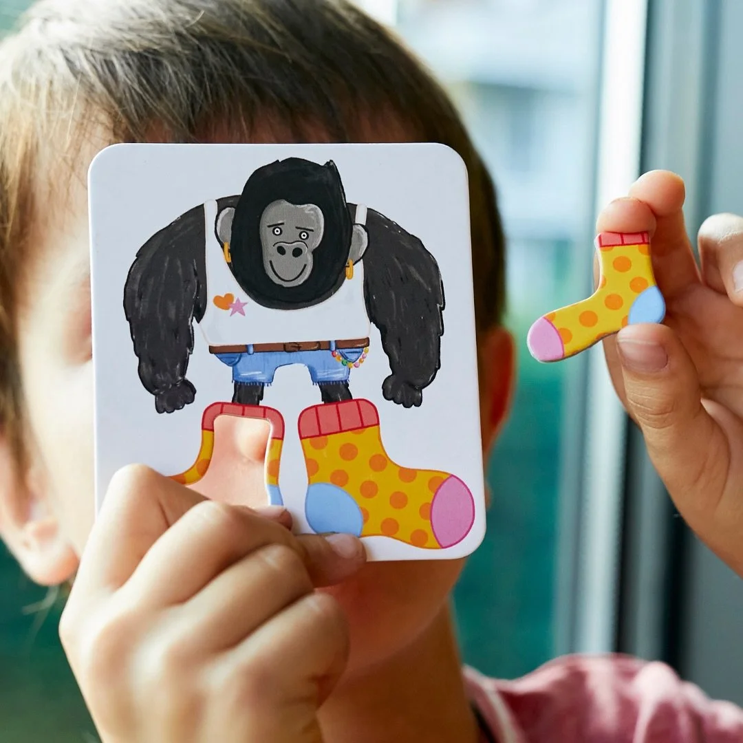 Yapboz, hafıza ve eşleştirme oyunu olarak 3 farklı şekilde oynanabilen Giant Socks Gorilla ile tanıştınız mı? 👀👇

&Ouml;zel olarak hazırlanmış 10 farklı desende 20 &ccedil;orap i&ccedil;eren Giant Socks Gorilla &ccedil;ocukların dikkat, konsantrasy