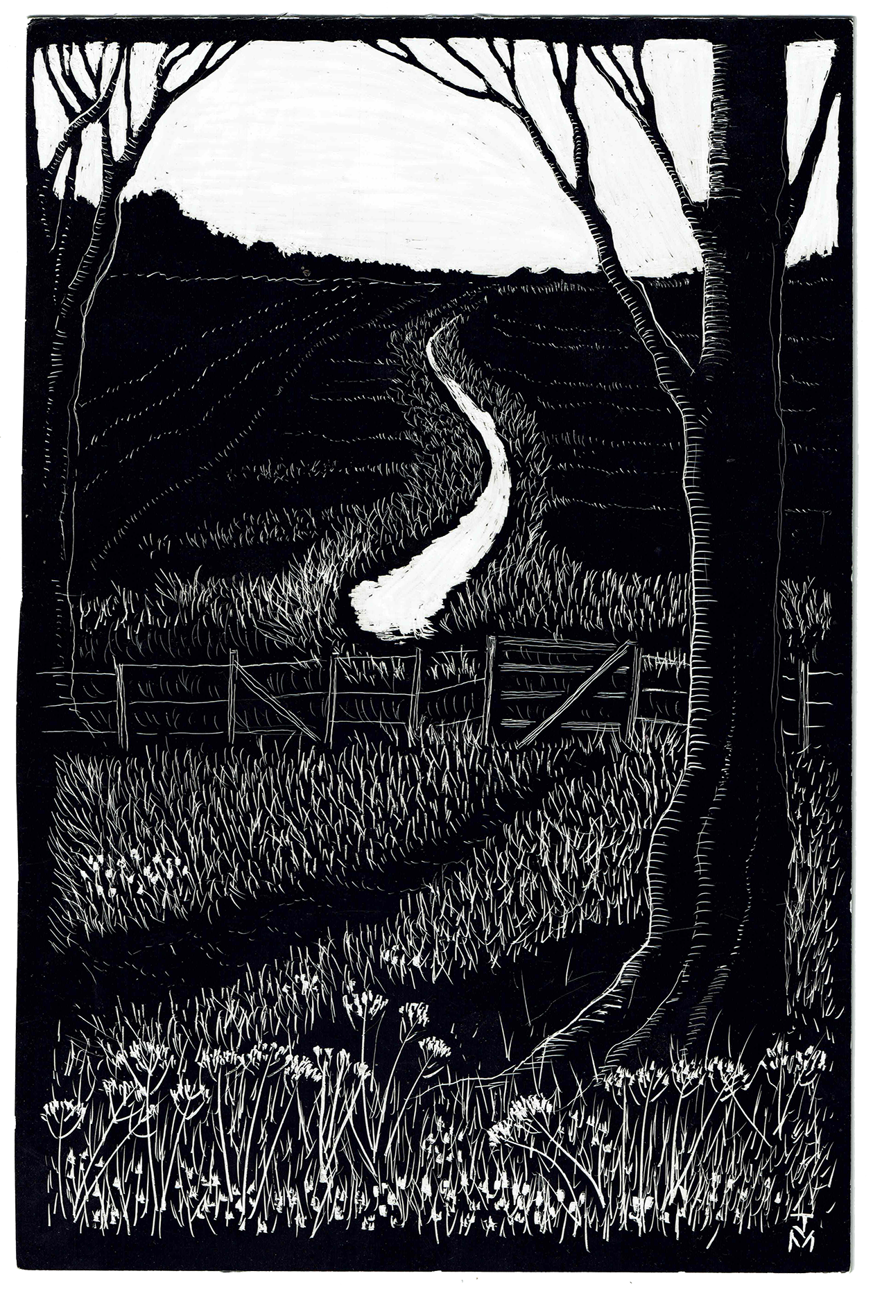 Woodland Boundary with Fenland Beyond, 2020_WR.png
