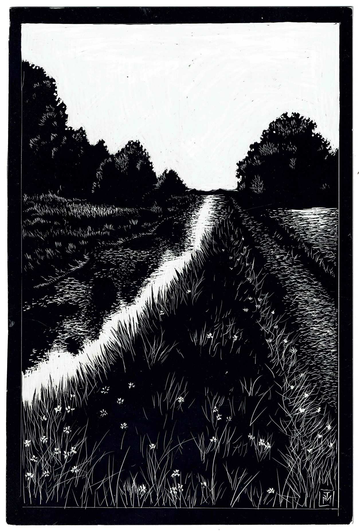 Path Beside River Medway, Jeston Loch, 2022_WR.png
