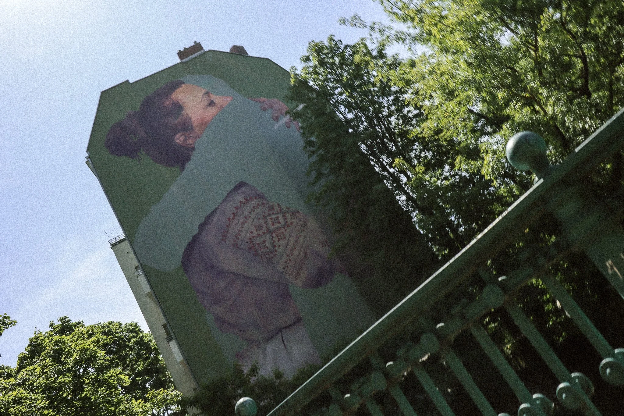 Ein Graffito in Berlin Gesundbrunnen