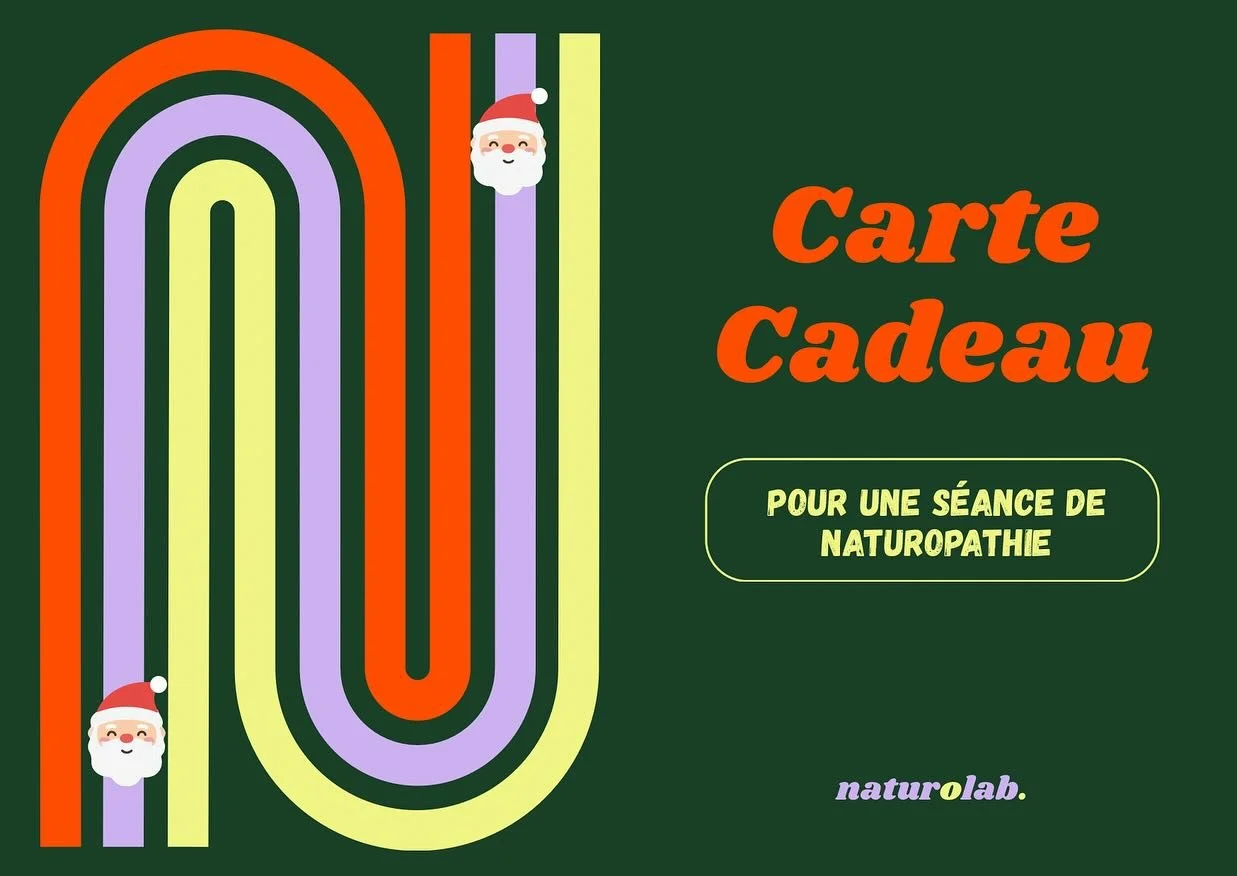 Pour No&euml;l, offrez du bien-&ecirc;tre&hellip;&ccedil;a change des chaussettes et &ccedil;a dure plus longtemps 🎁

Mes cartes cadeaux naturopathie sont pr&ecirc;tes &agrave; &ecirc;tre gliss&eacute;es sous le sapin 🎄

Une s&eacute;ance pour pren