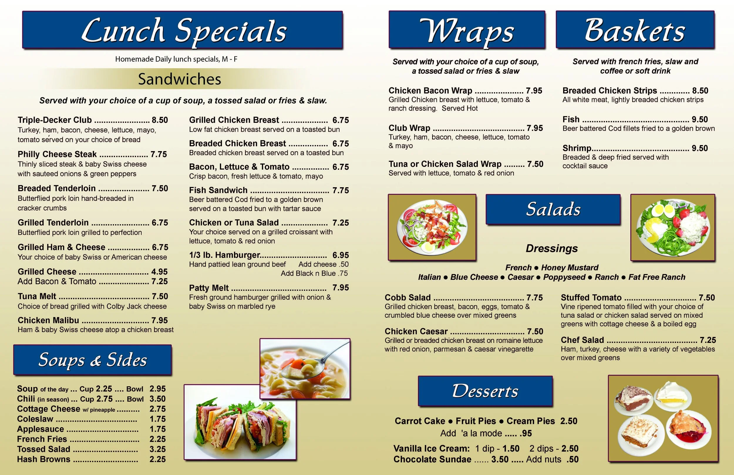 Menu inside