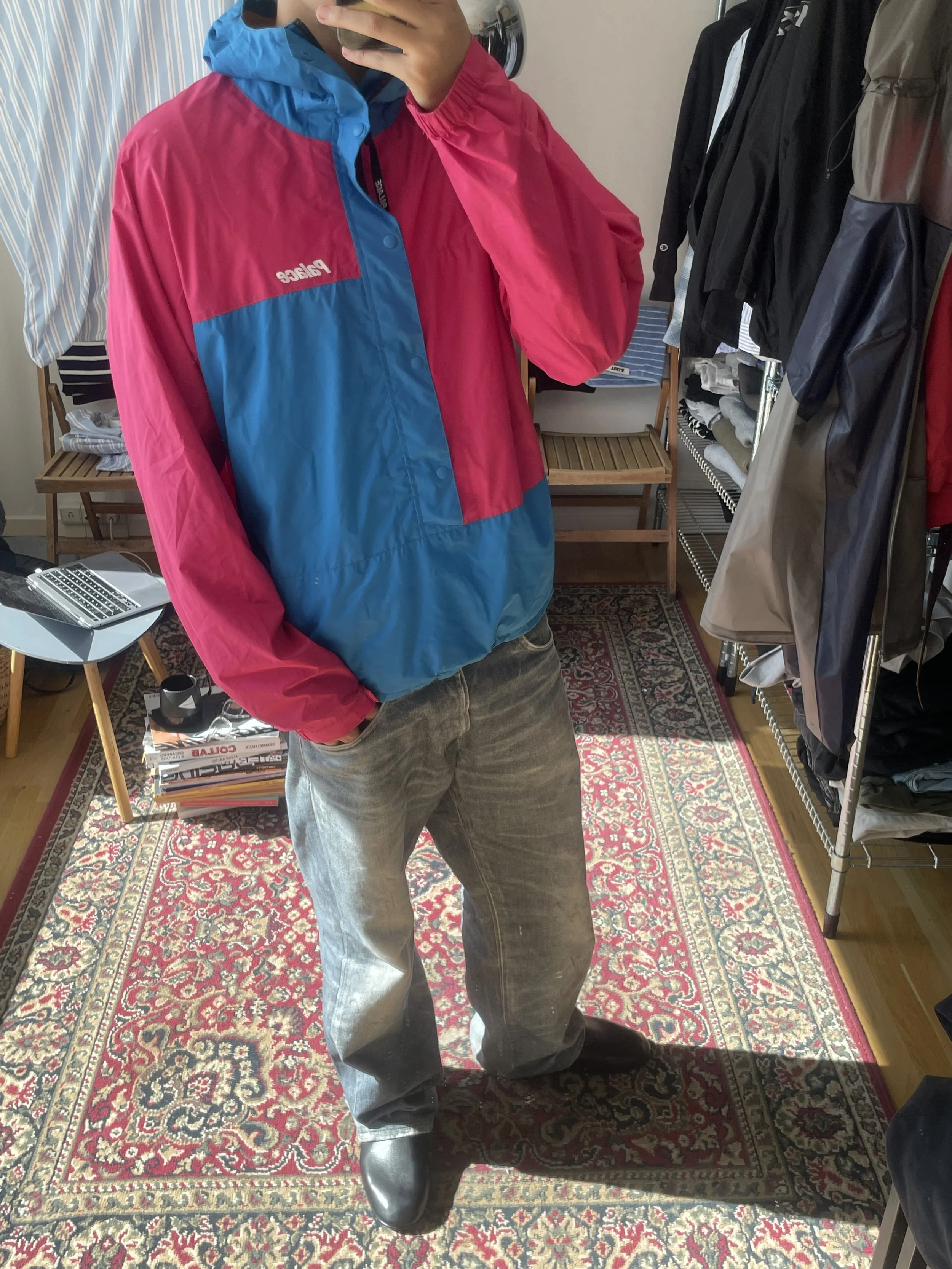 Palace 2010s Colorblock Hodded Windbreaker Anorak - L