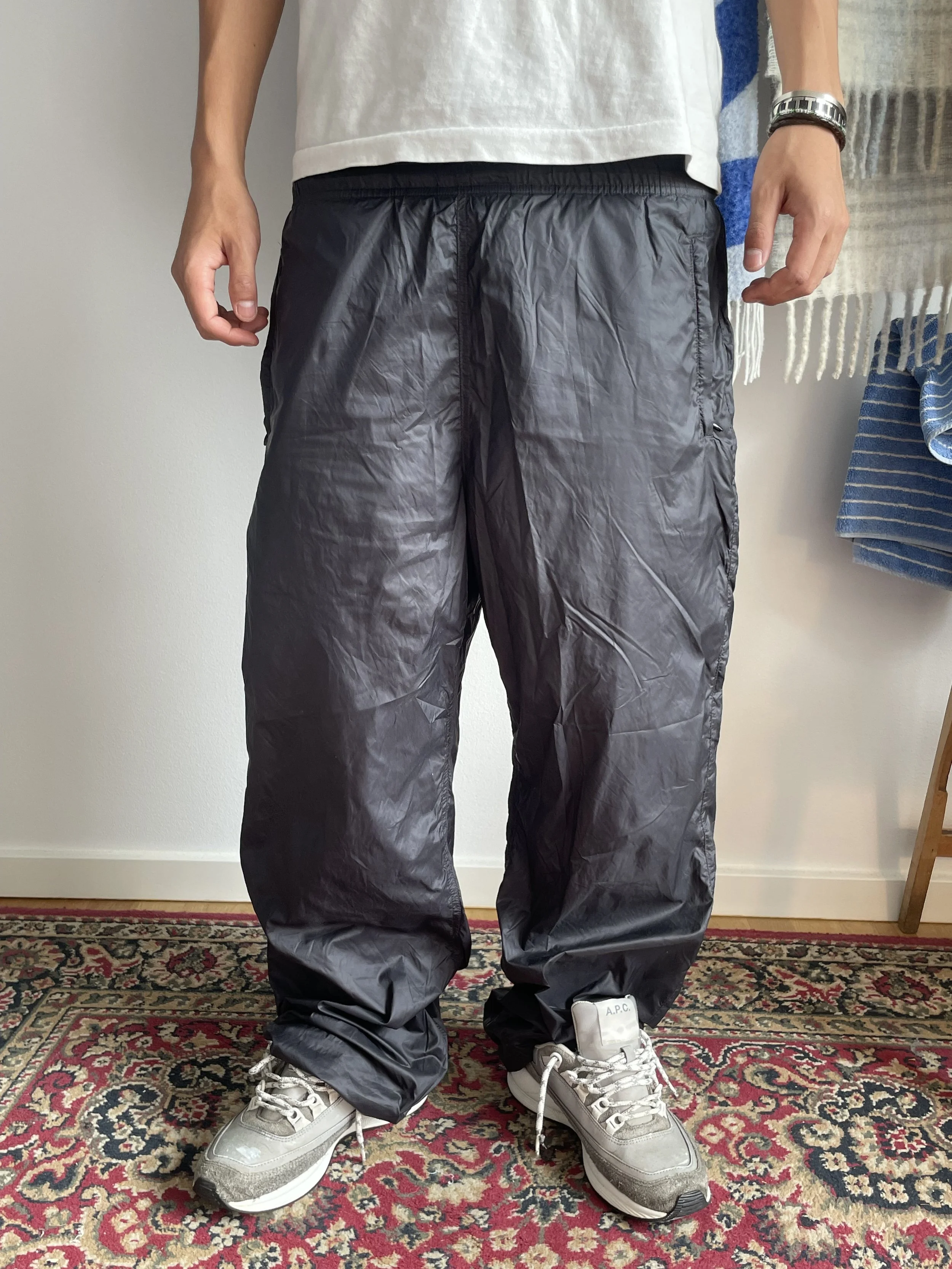 Our Legacy Drape Nylon Tech Trousers, Smog Navy - 50/M