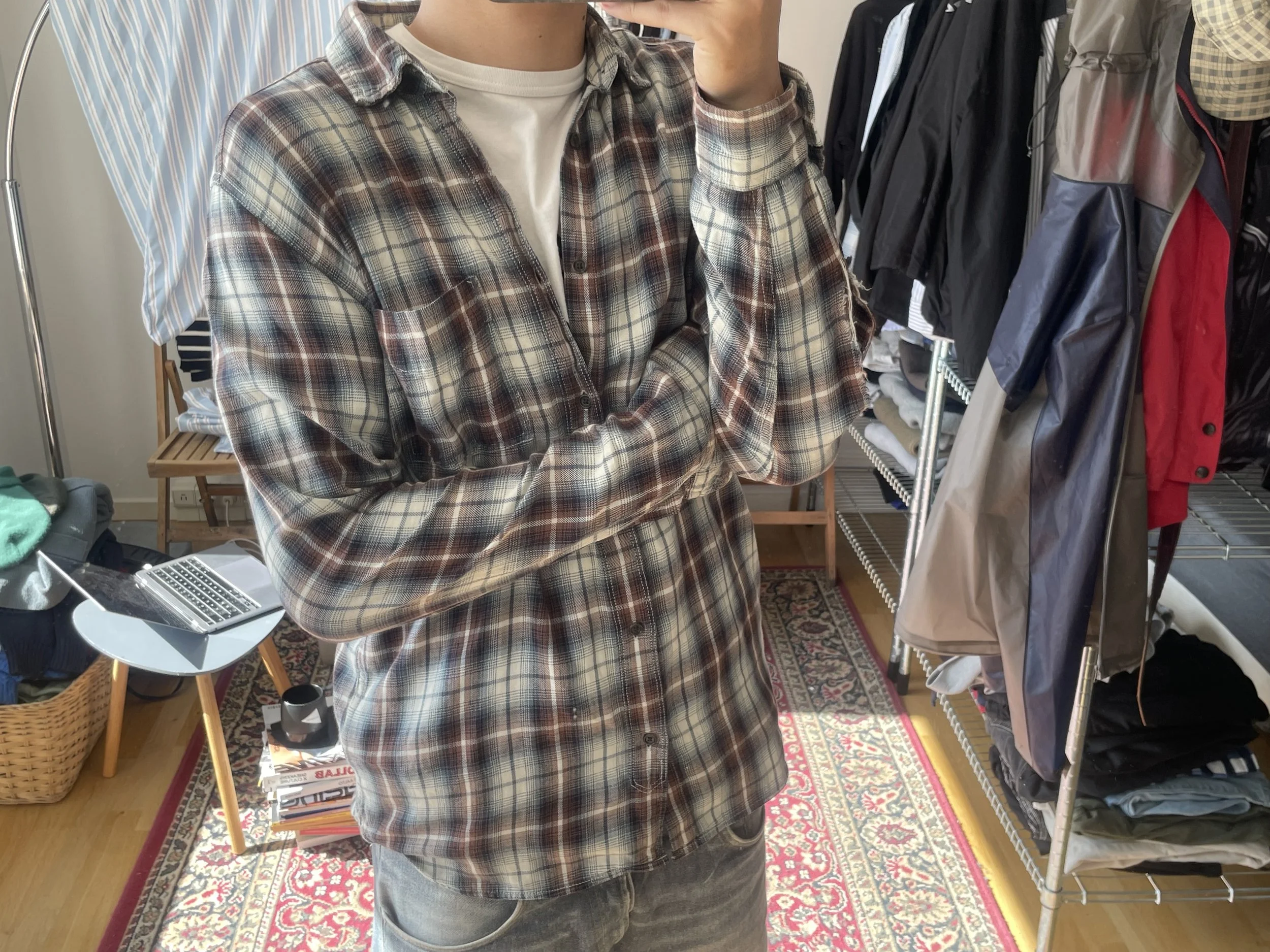 GAP Plaid Shirt - M