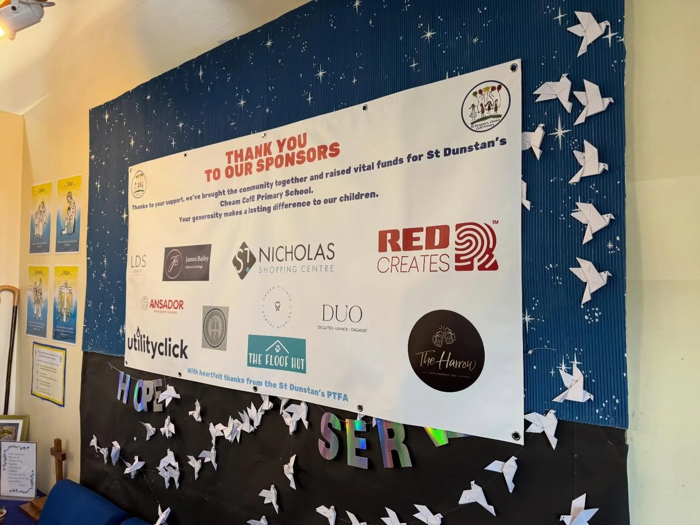 Proud sponsors of @stdunstanscheam Christmas fair yesterday 🎄🎅🎁