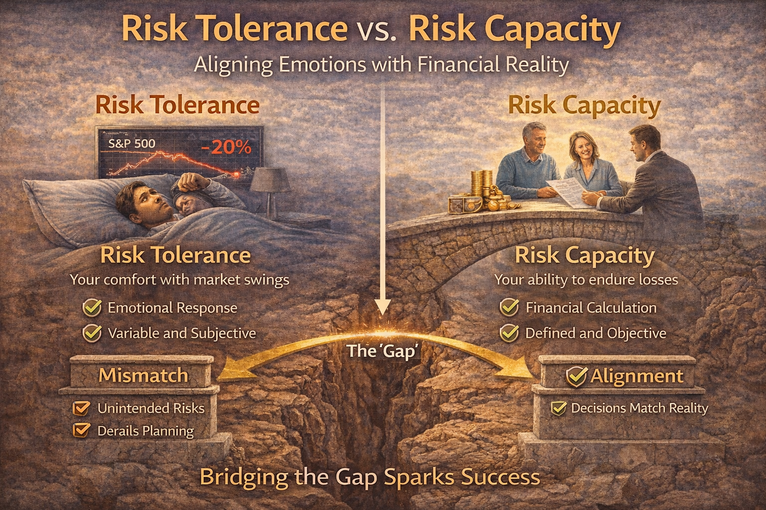 Understanding Risk Tolerance vs. Risk Capacity
