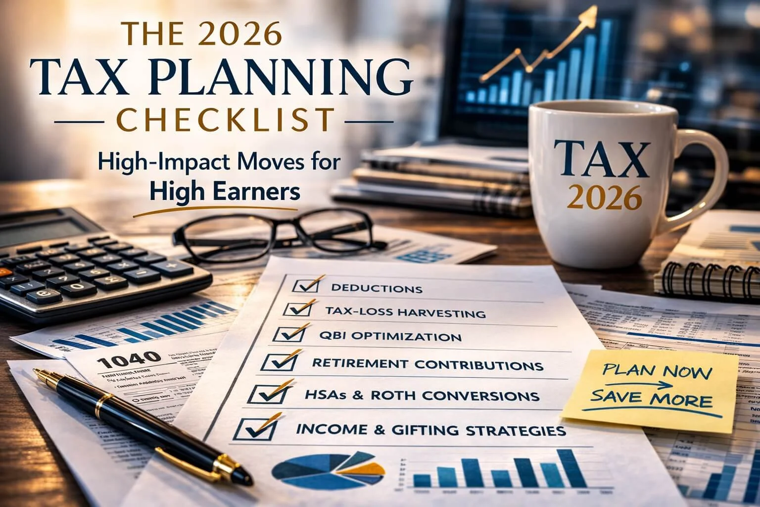 The 2026 Tax Planning Checklist: High-Impact Moves for High Earners