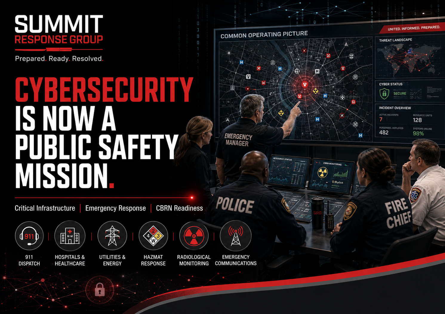 Cybersecurity and Public Safety: Protecting Critical Infrastructure and CBRN Response in the Digital Era