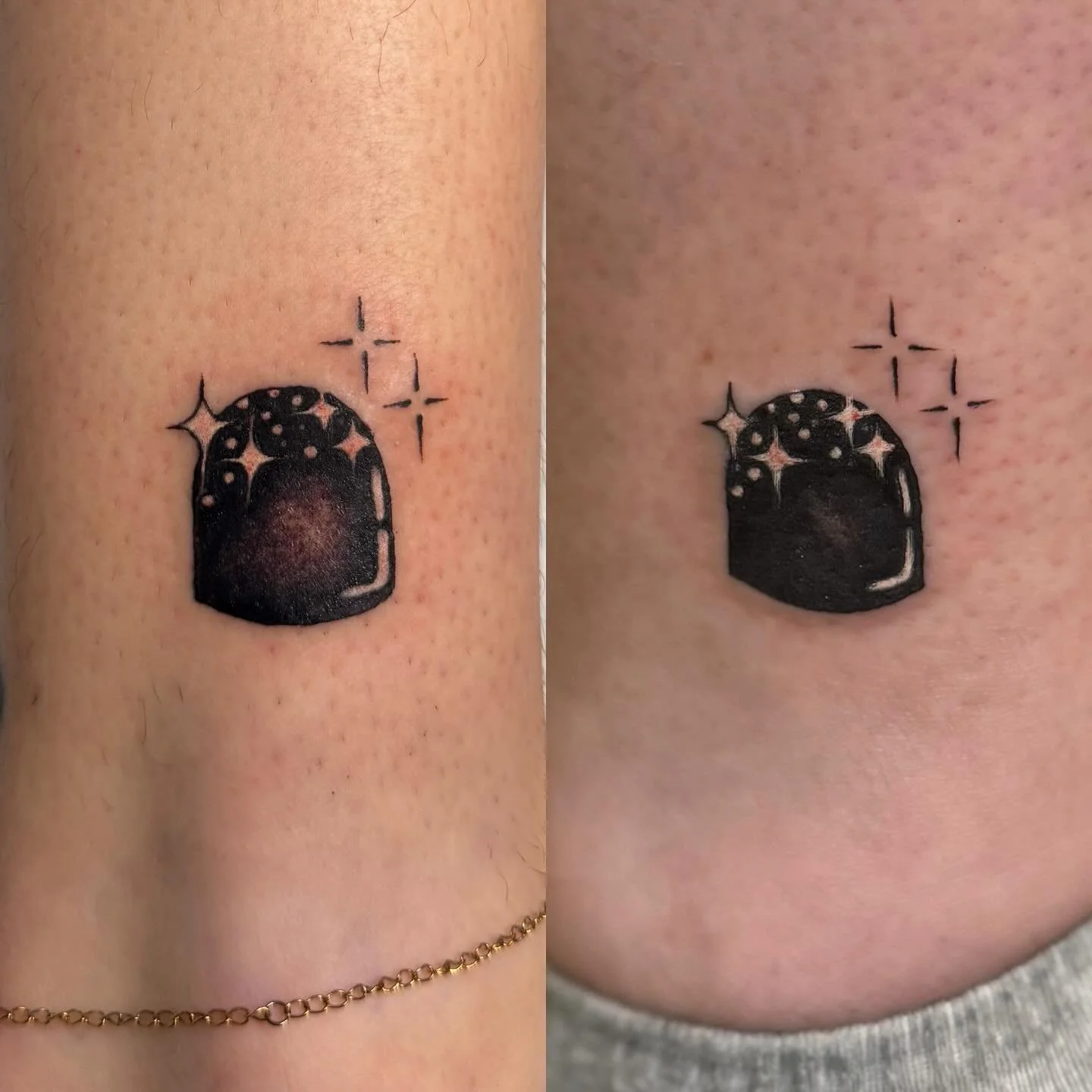 When the truffles are so good, you gotta mark it permanently with your friend! We appreciate yall @spookygal_01 @rmrilezzzz ✨ our neighbors at @condorchocolates ! 🍫☕️