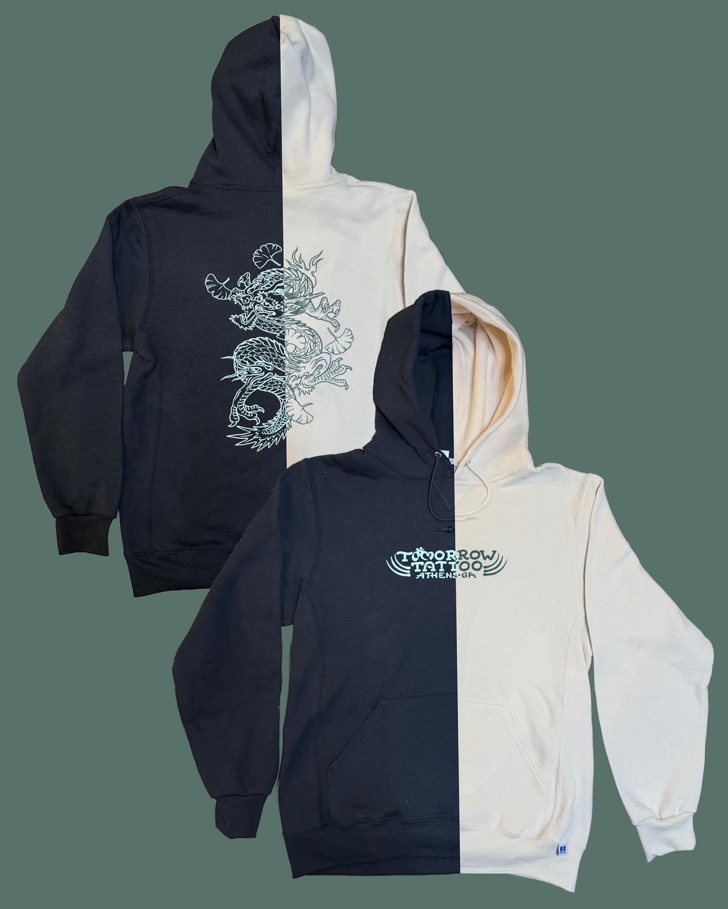 New TMW merch ❄️ Fleece-lined Russell brand hoodies in off-white or black are available online and in store. Limited to 25, $50 + s/h. Link in bio to get them shipped, or DM us directly for local pickup. THANK YALL for the support from 2025 ↪️ into 2