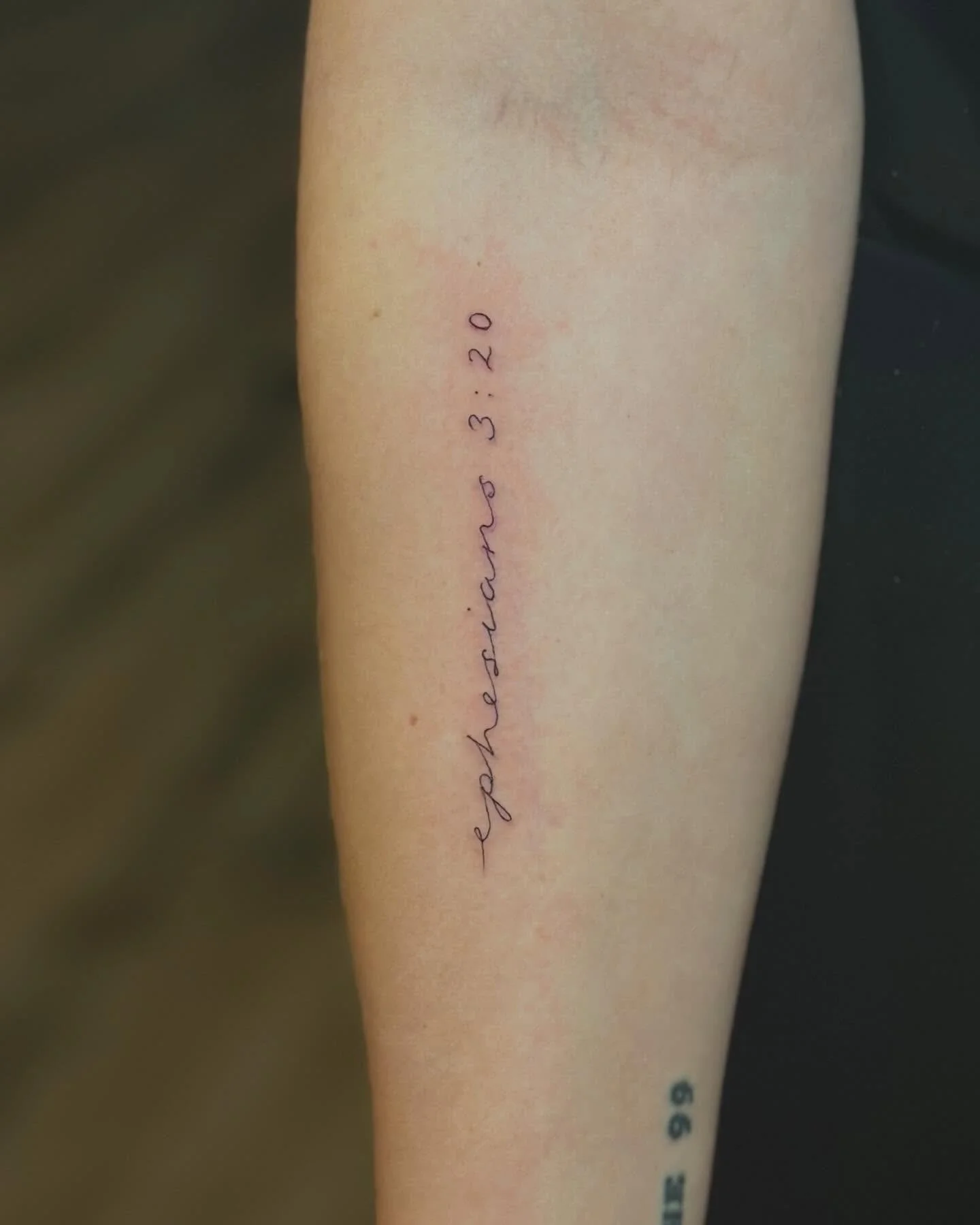 A pair of micro lettering tattoos - perfect for walk-ins! And this week (1/19-26th) we&rsquo;re open every day 12-7 PM! 
&bull;
#athensga #athensgaartists #athensgaartist #athensgatattoo #athensgatattoos #athensgatattooartist #gatattoo #georgiatattoo