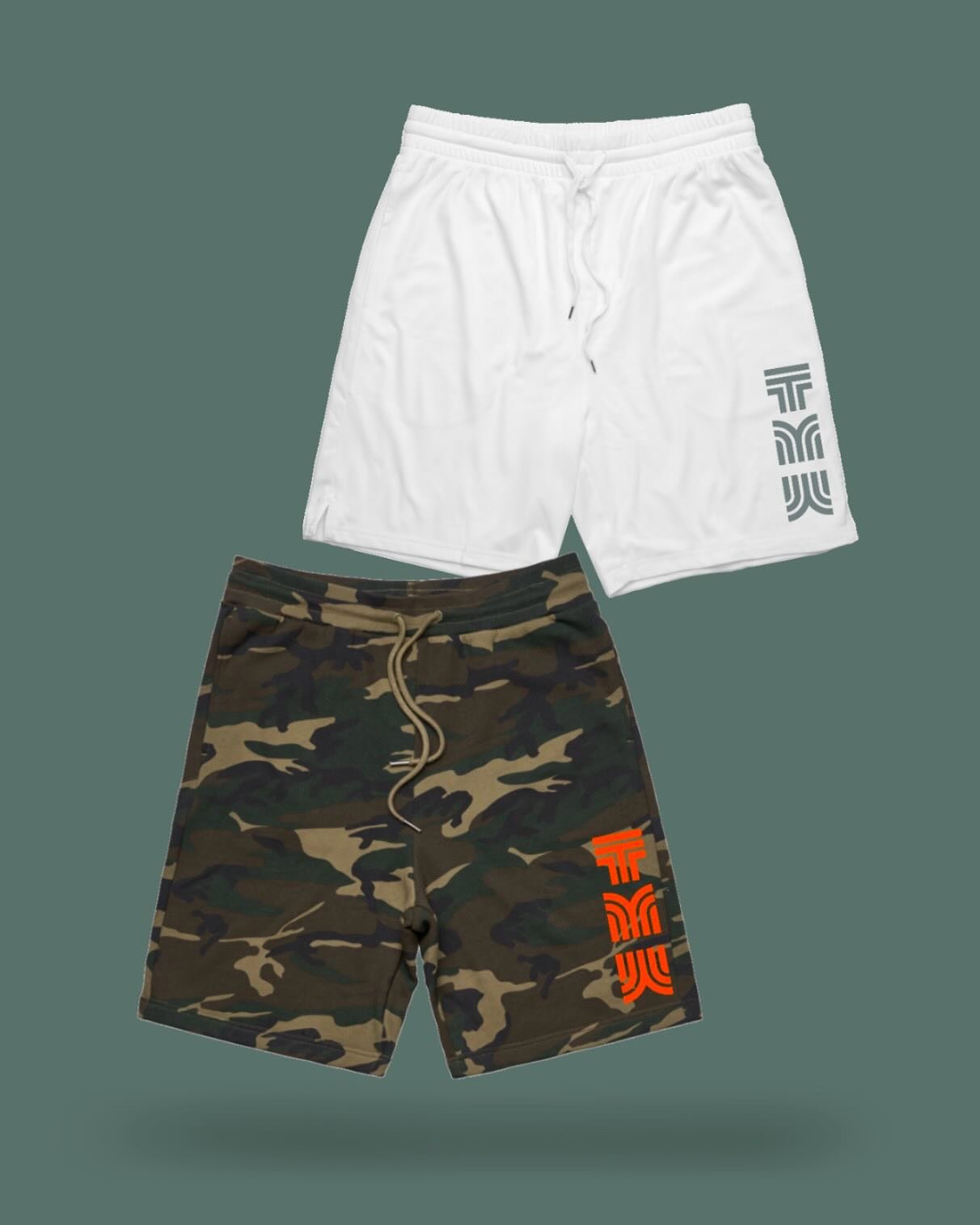 New Tomorrow Tattoo shorts are now available online and in the shop in time for summer 🌞🧊We have white mesh court shorts with deep side pockets and camo sweat shorts with 2 side pockets and 1 back pocket. Size guide is available on our website 🔗🐇