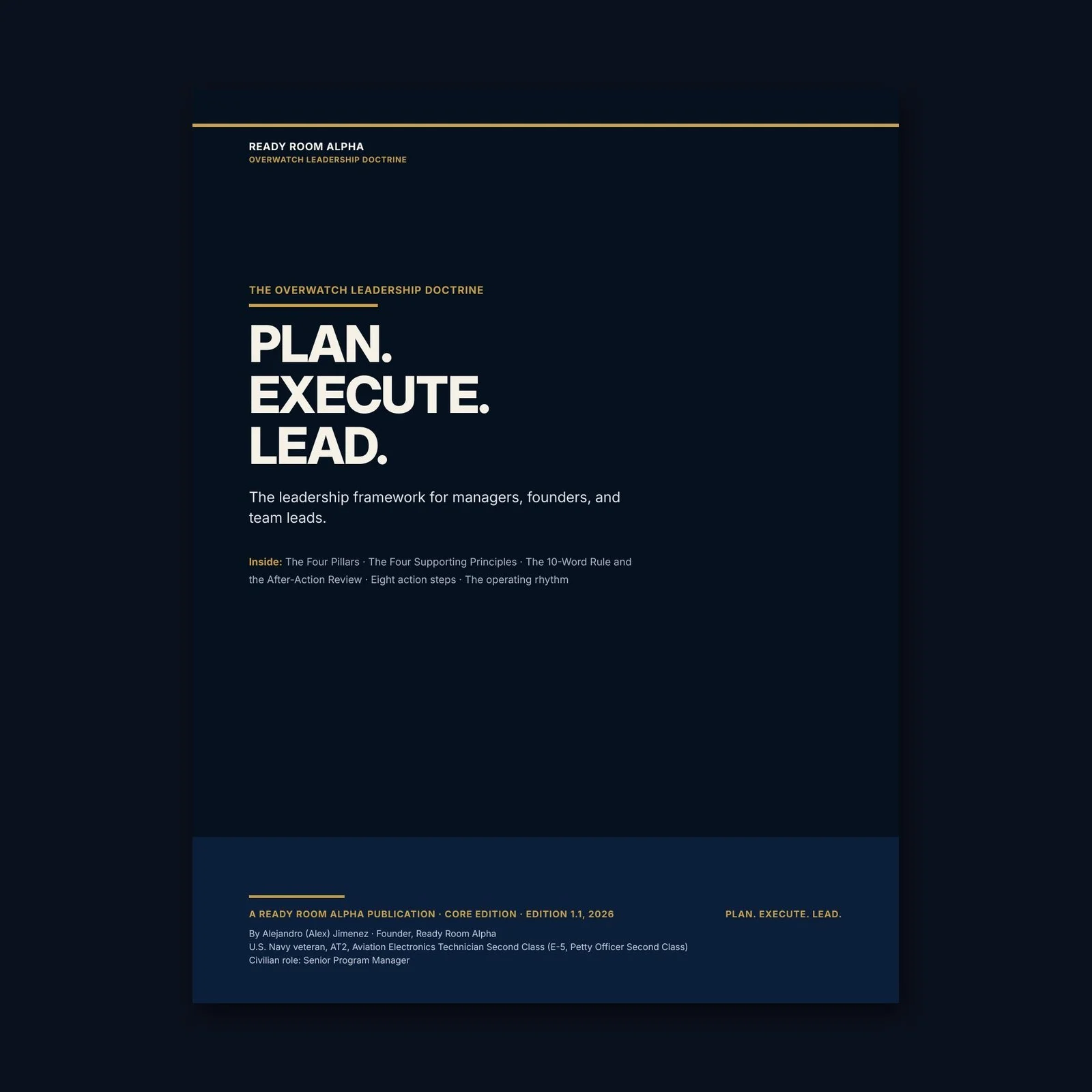 Doctrine Core: The Overwatch Leadership Doctrine
