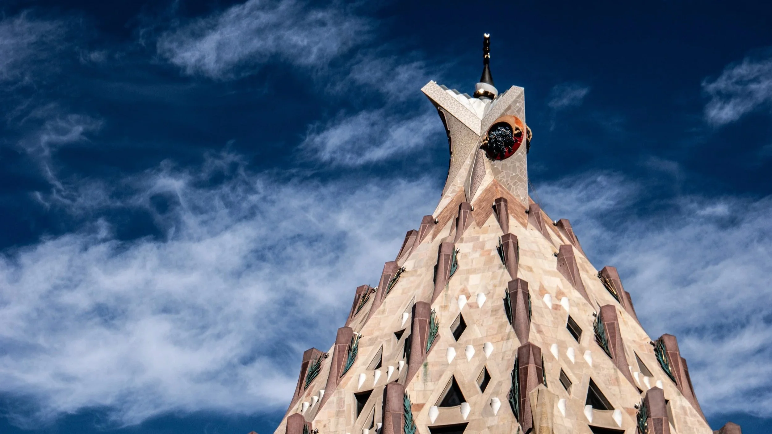 An architectural detail from Sagrada Familia, taken on a Barcelona Photography Holiday