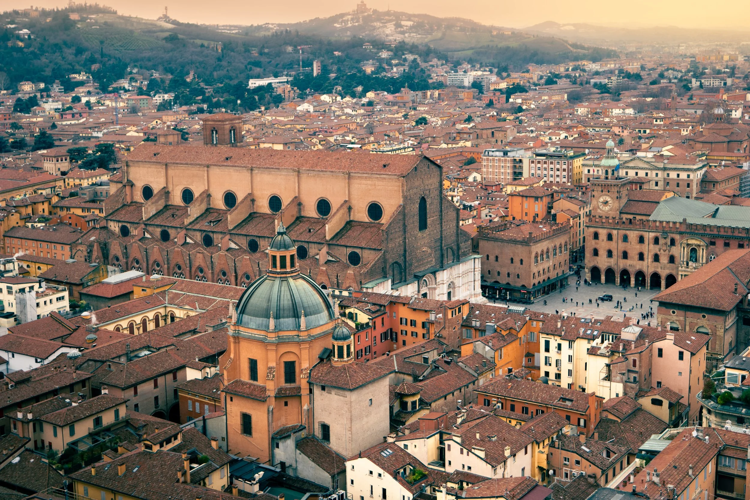 Bologna skyline taken on a Bologna Photography Tour