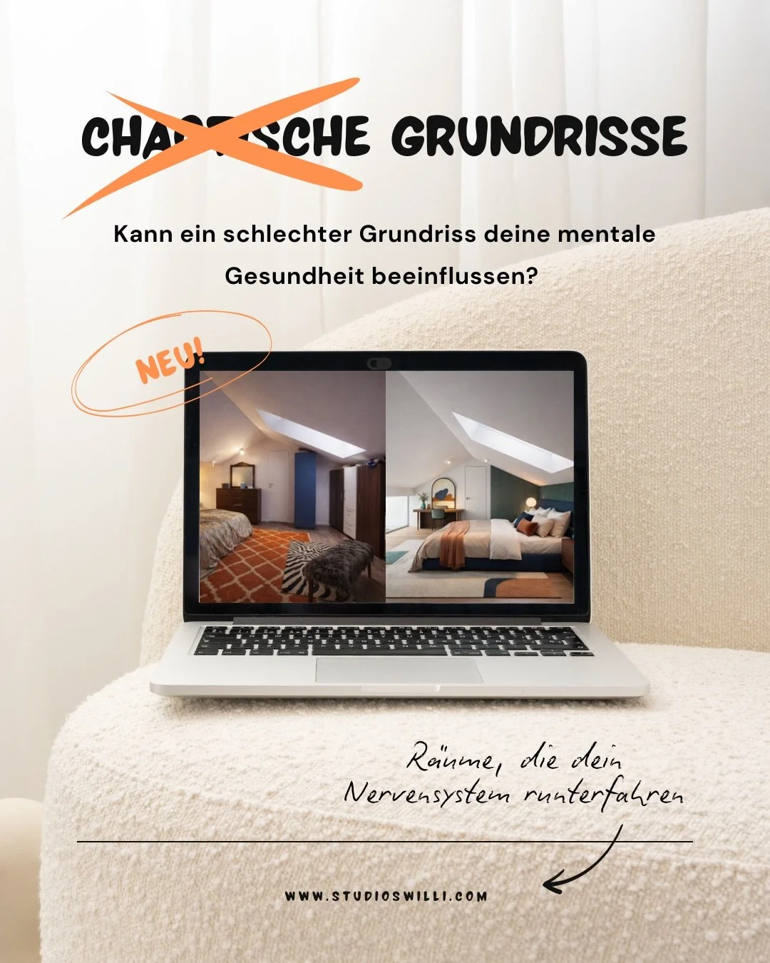 Dein Zuhause kann dich stressen &ndash; ohne dass du es merkst.

Nicht wegen der M&ouml;bel. Sondern wegen dem Layout.

Warum das so ist (und was du &auml;ndern kannst),
erkl&auml;re ich im neuen Beitrag auf mekner Webseite..

🧡 Link in Bio
#interio