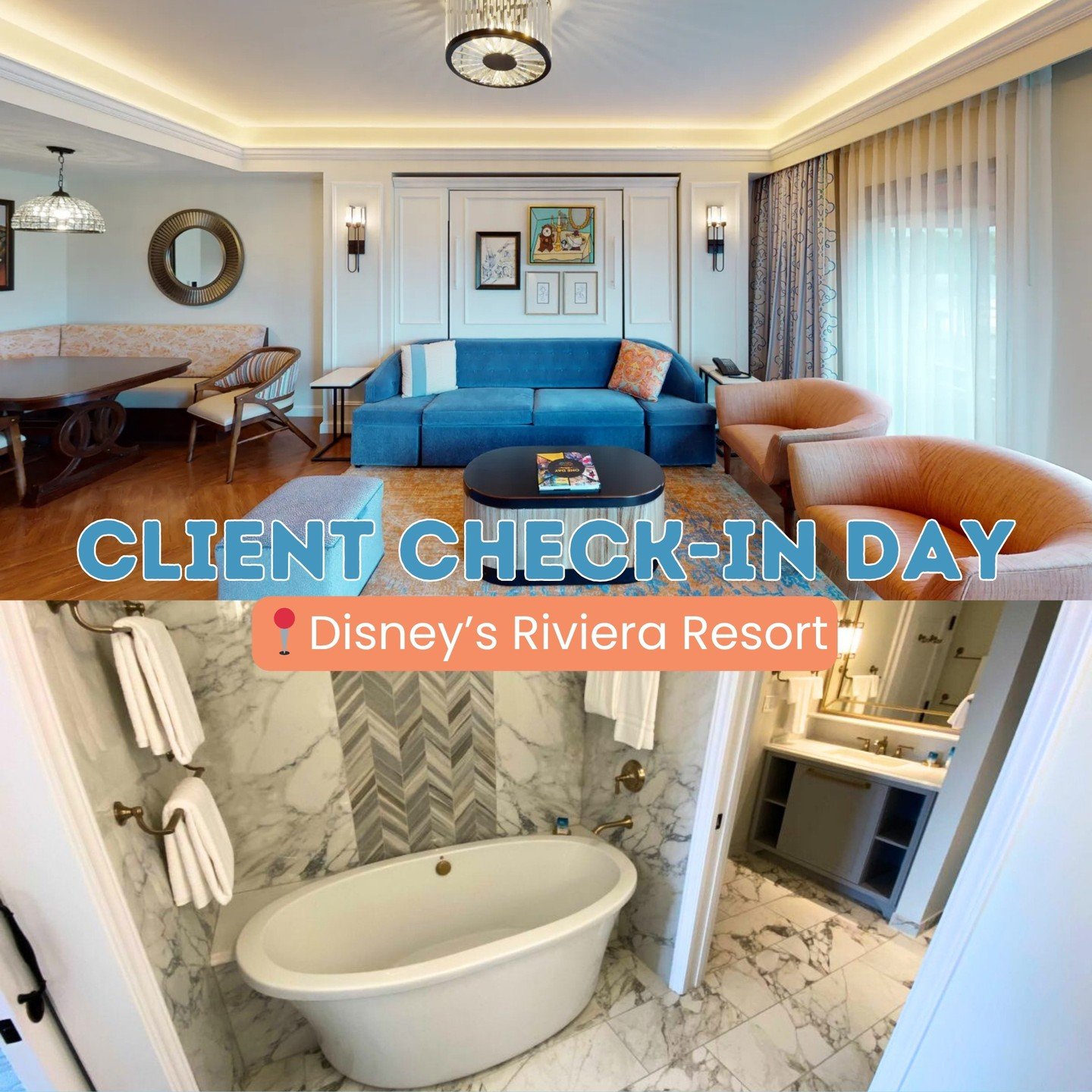 I love this resort! ✨ So excited for my clients checking into Disney&rsquo;s Riviera Resort today for a magical weekend celebrating their little guy&rsquo;s 3rd birthday! 🎉⁠
⁠
They&rsquo;re traveling smarter, not harder, with a Disney VIP Tour at Ma