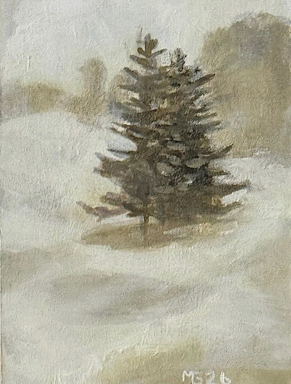Presense 5"x7" oil on wood $950