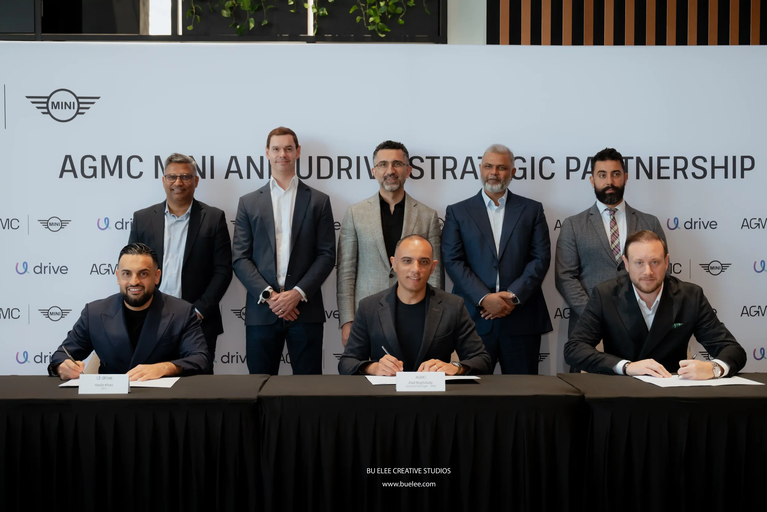 Signing ceremony between Udrive & Mini AGMC Motors - Dubai 2026