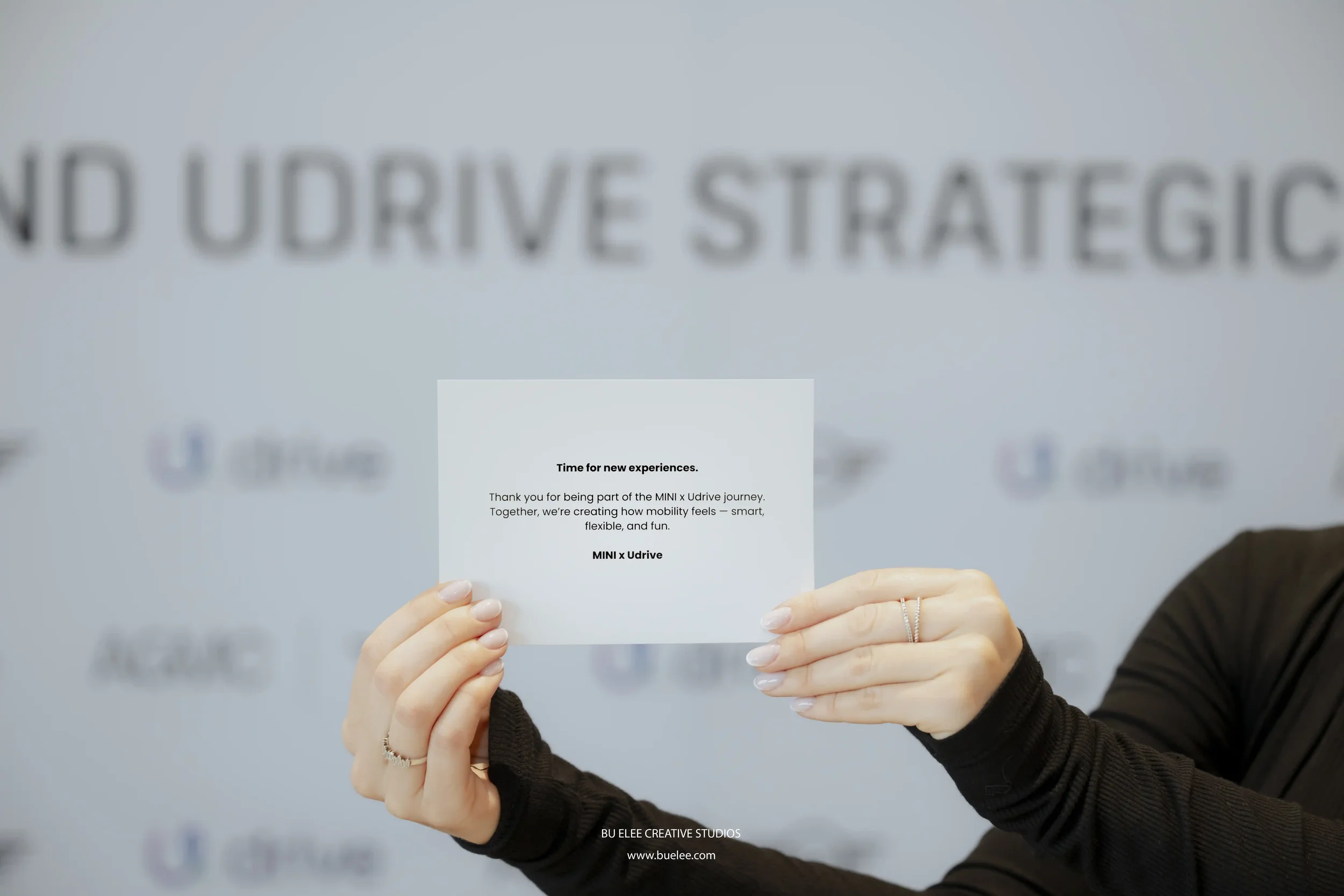  Merchandise and Gift Hampers of Udrive on display during signing ceremony with AGMC Motors.  