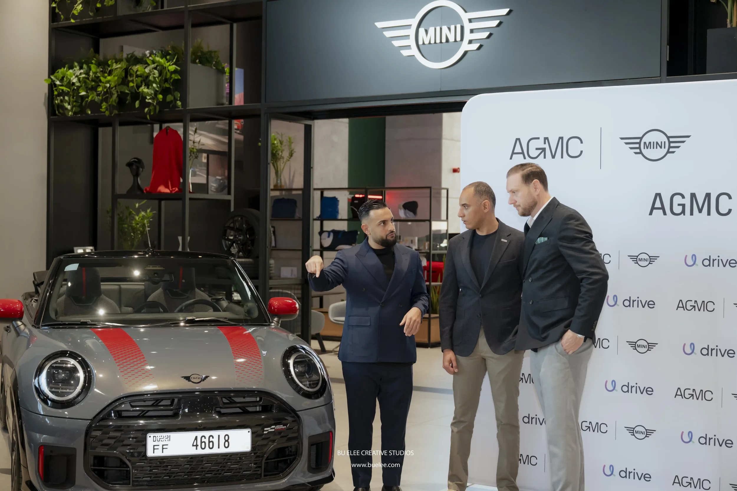  Networking moments between CEO and staff members of Udrive and AGMC Mini Cooper UAE.  