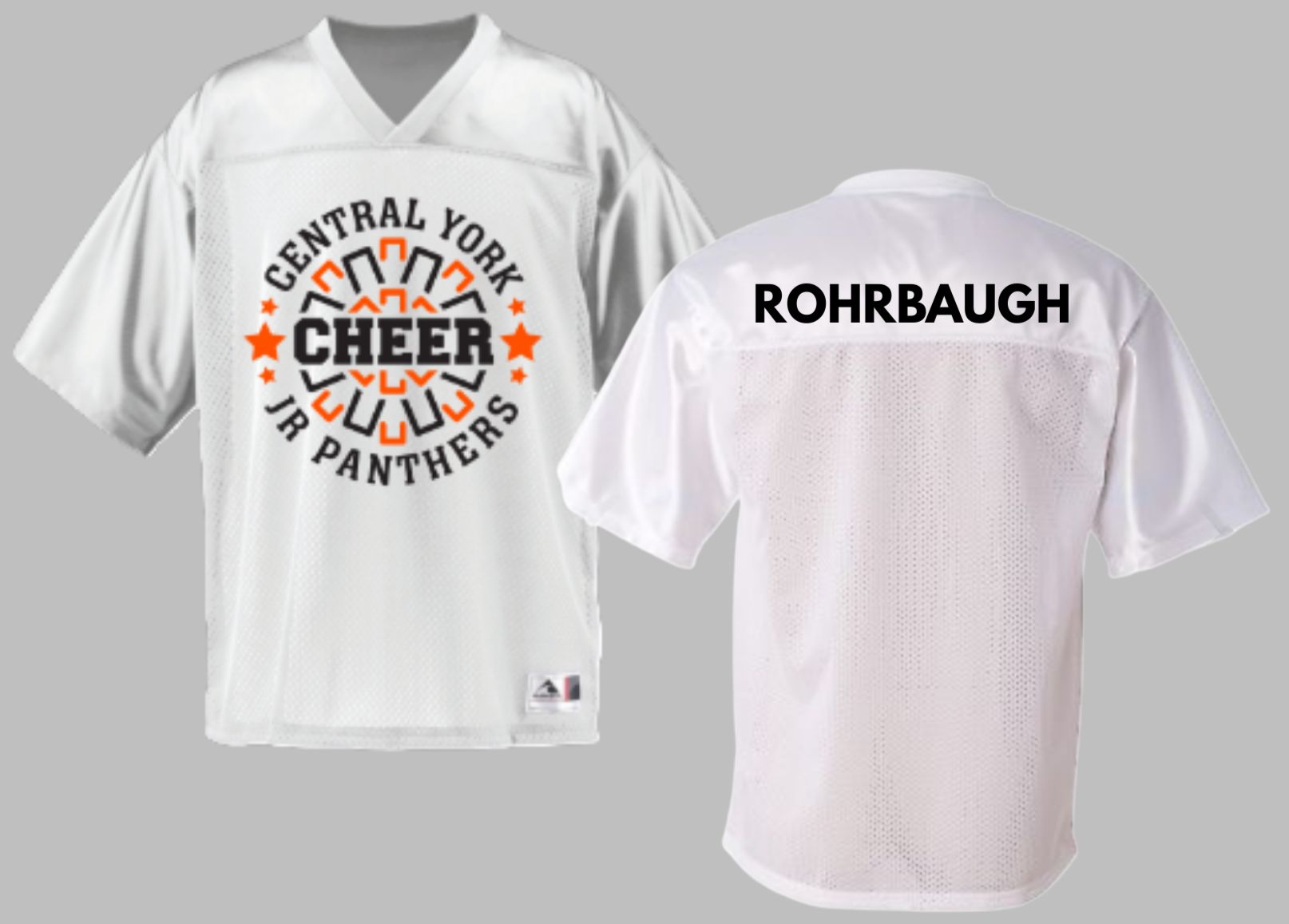 Spring 2026 - Name on Back of Cheer Jersey