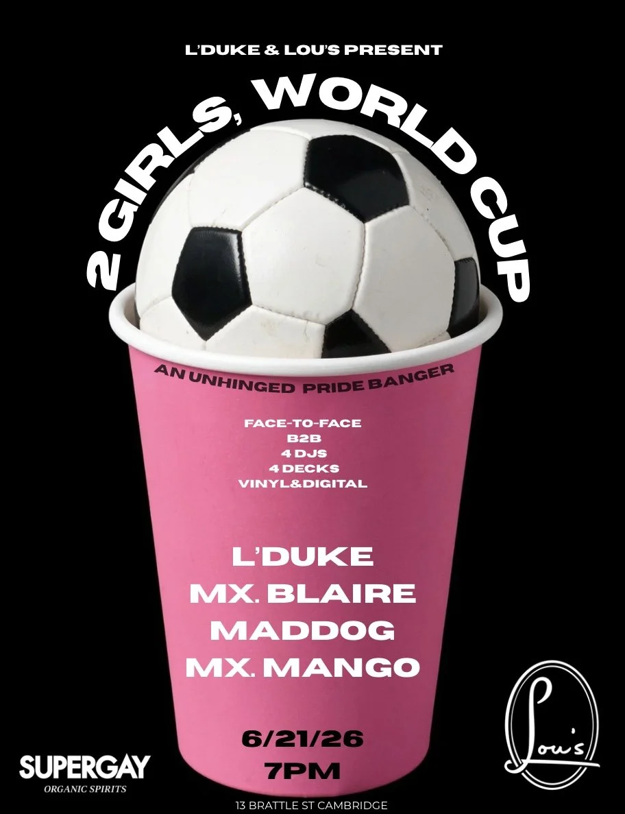 Sunday – pride industry night party – 2 girls, world, cup – dj night