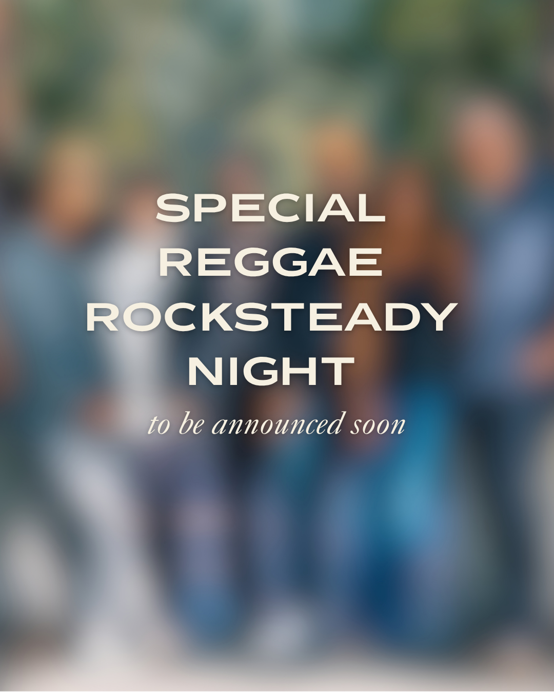 FRIDAY - REGGAE &amp; ROCKSTEADY NIGHT - in the performance space