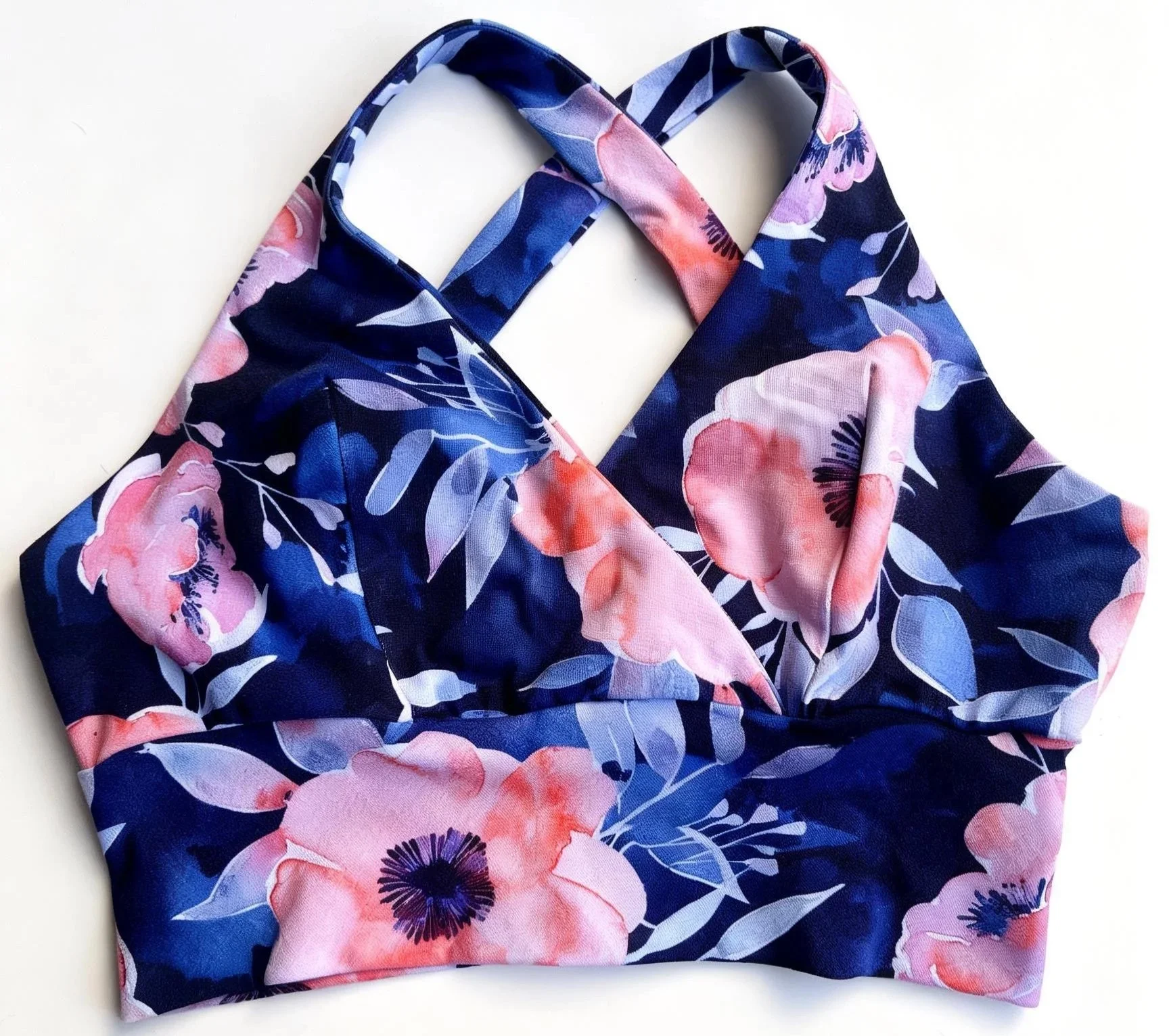 Juno Bra in Blue Poppy