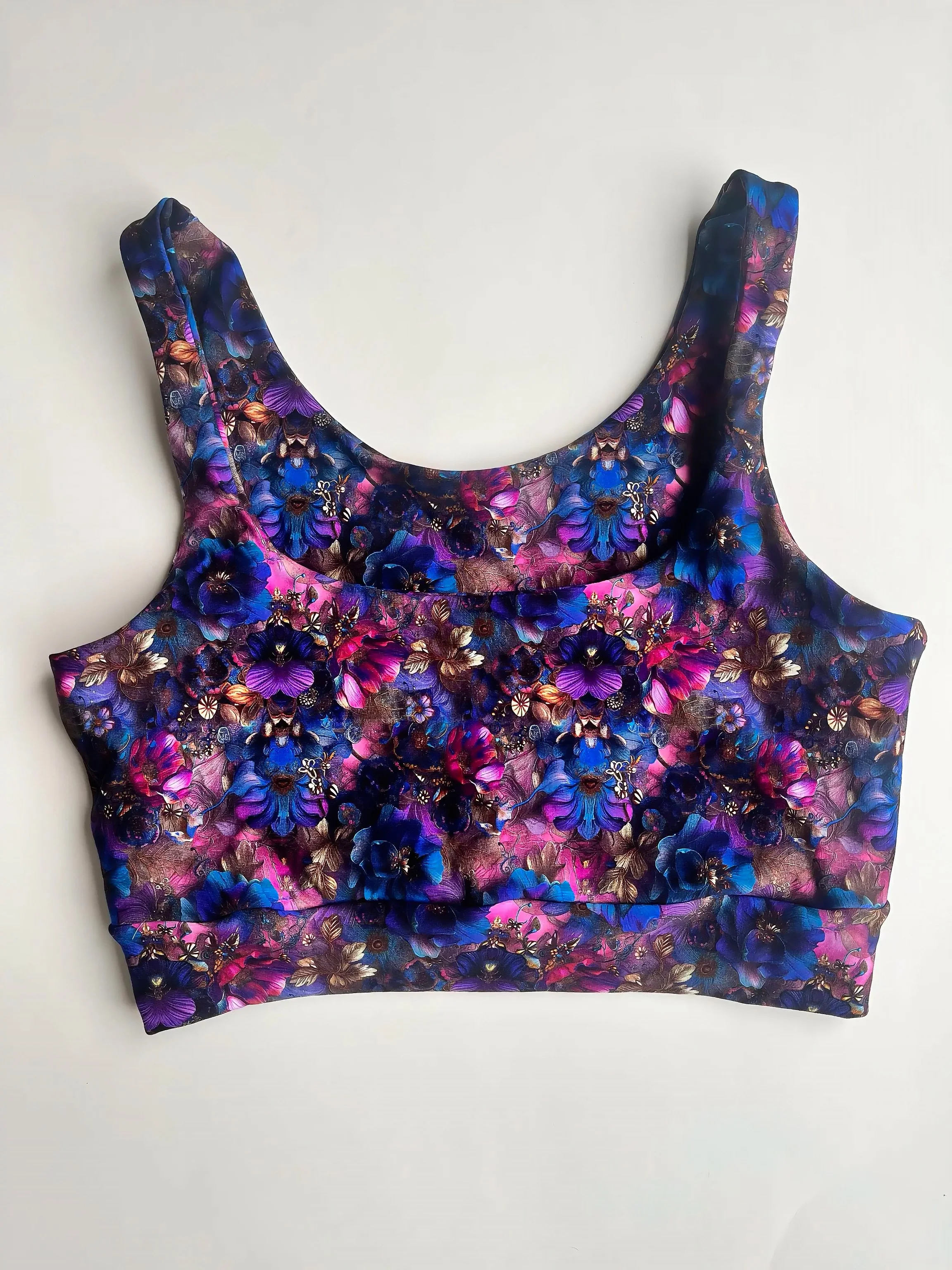 Diana Top in Midnight Bloom