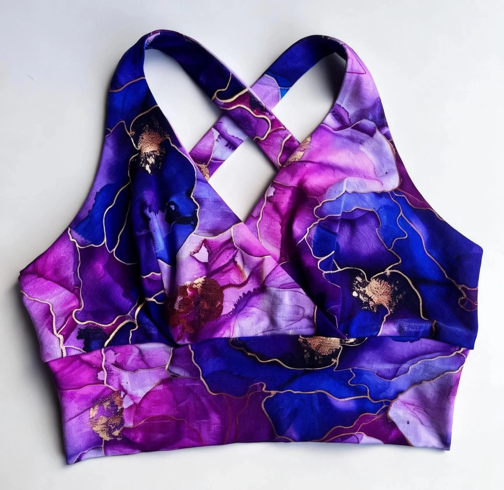 Juno Bra in Violet Blooms