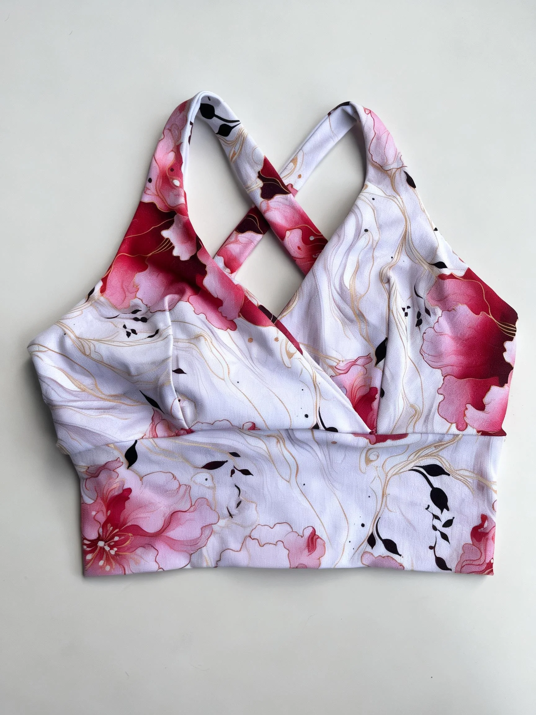 Juno Bra in Scarlet Bloom