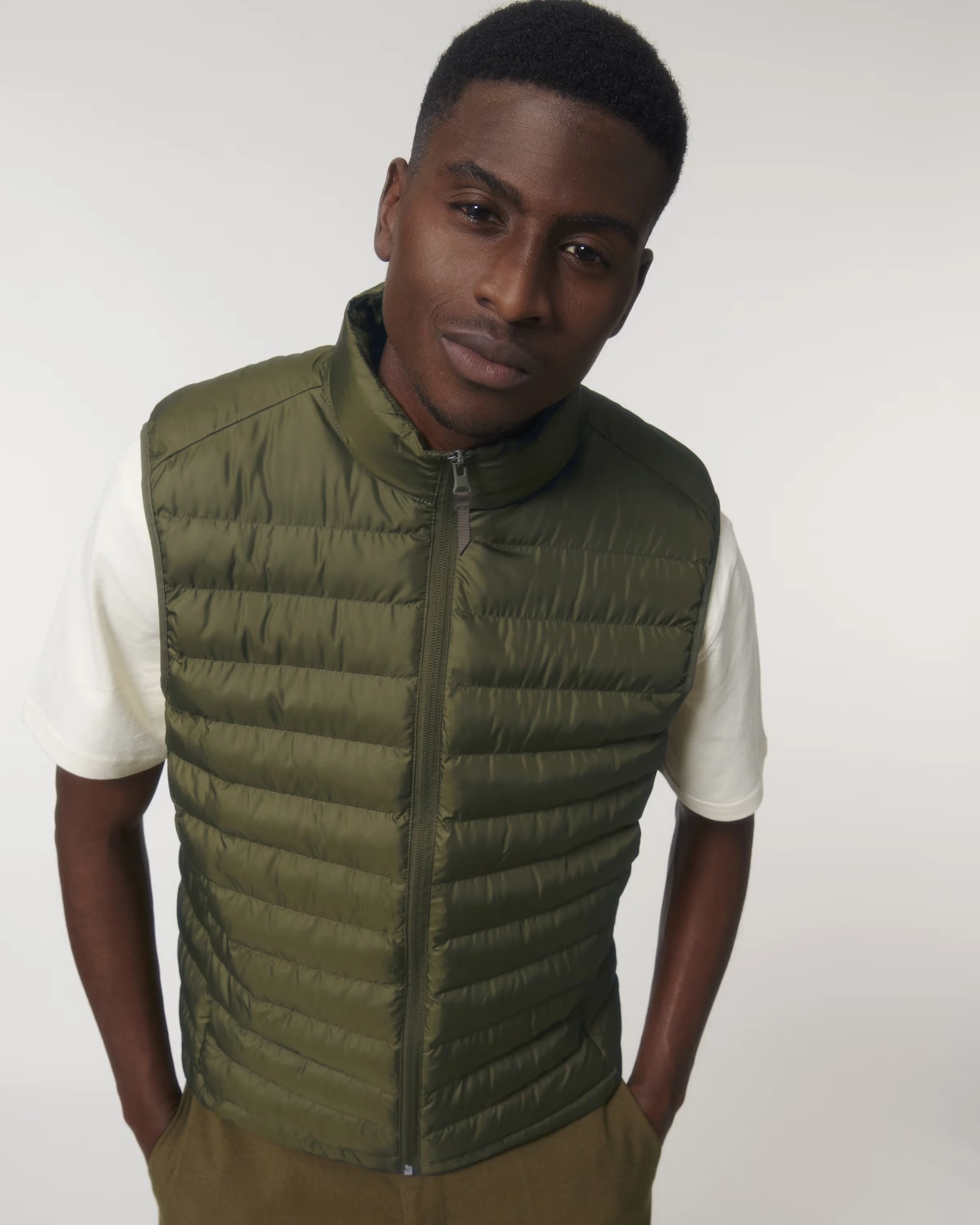 STANLEY CLIMBER PUFFER VEST MEN BRISTISH KHAKI.jpeg