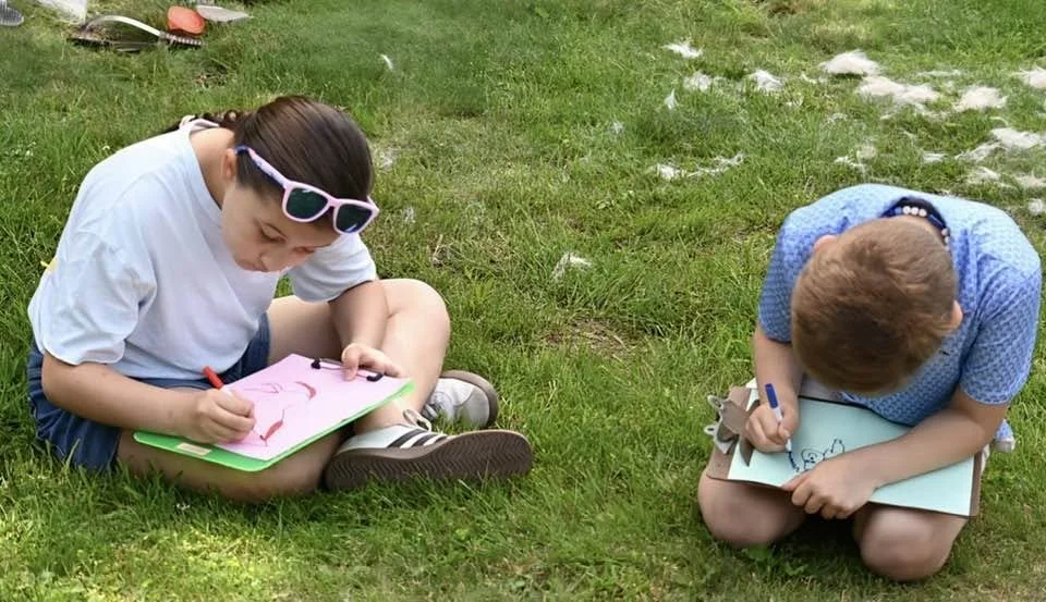 kids sketching mini horse art fun.jpg