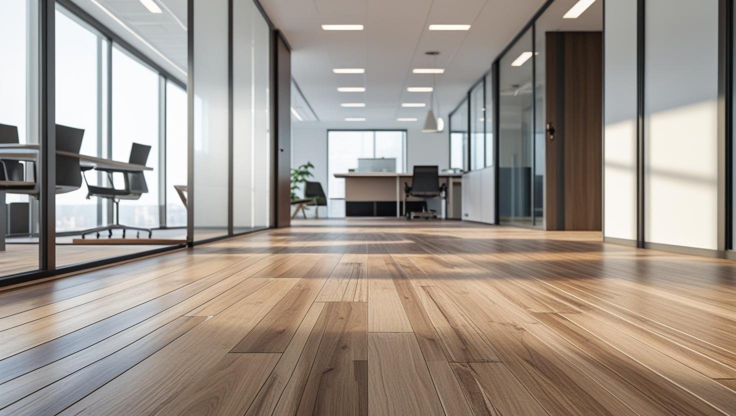 Create a real looking commercail flooring install.jpg