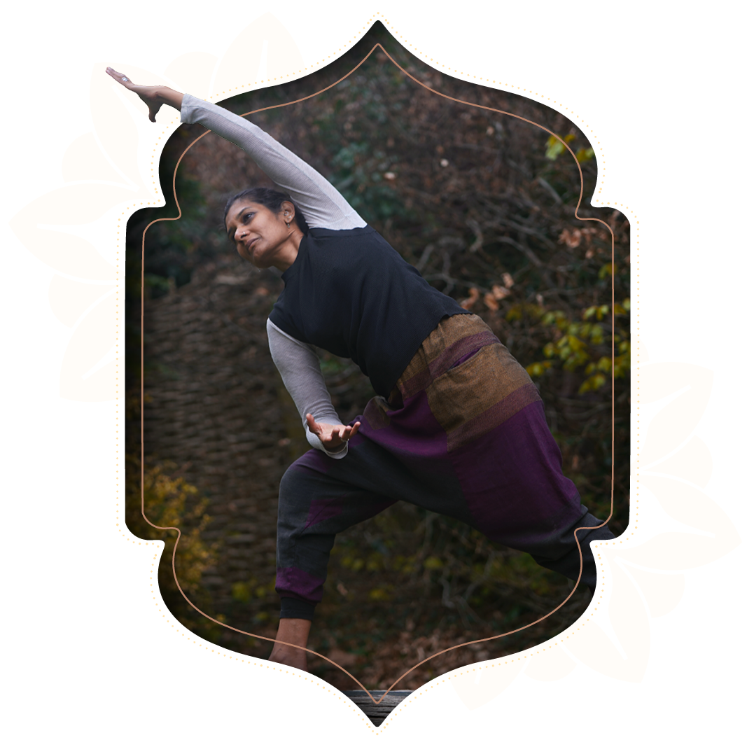 Ami in a strong asana