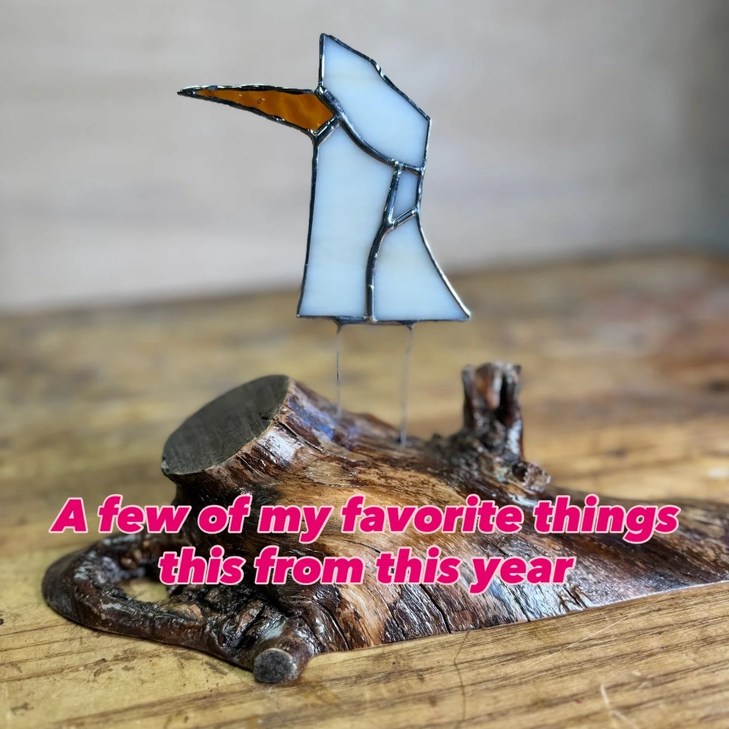 Round 1 of sine of my favorite things this year. Most of these are made from scraps. #scrapwoodprojects #leahhoughtalingwoodworking #woodworker #glassbird