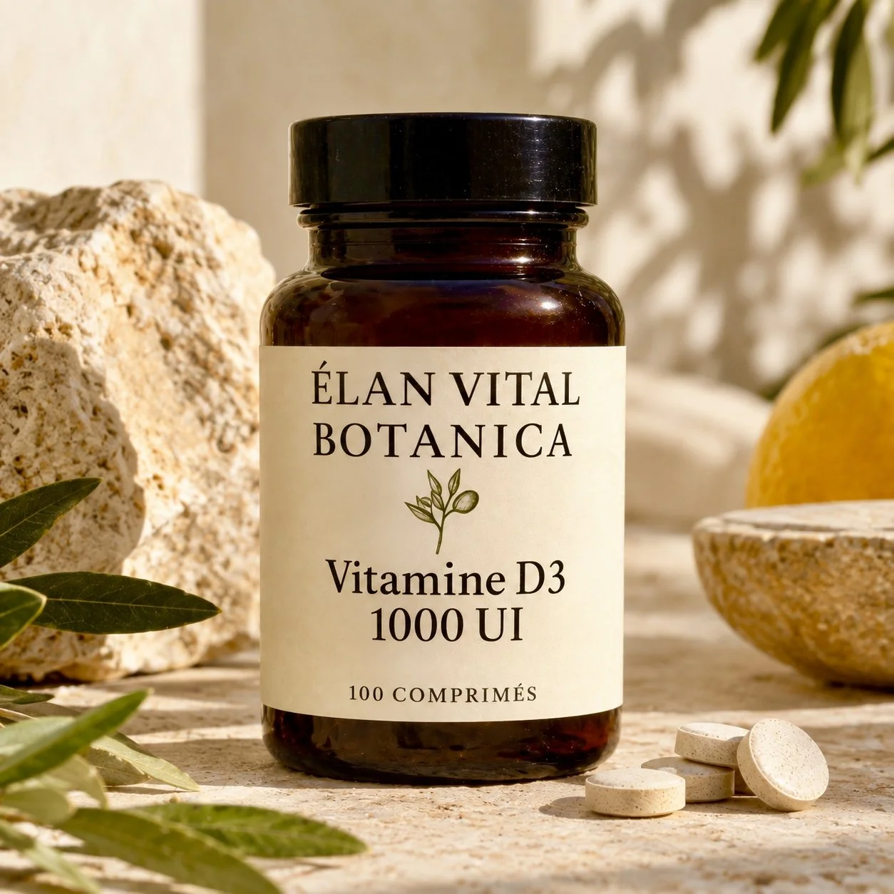 Vitamine D3 1000 UI - Haute Biodisponibilité