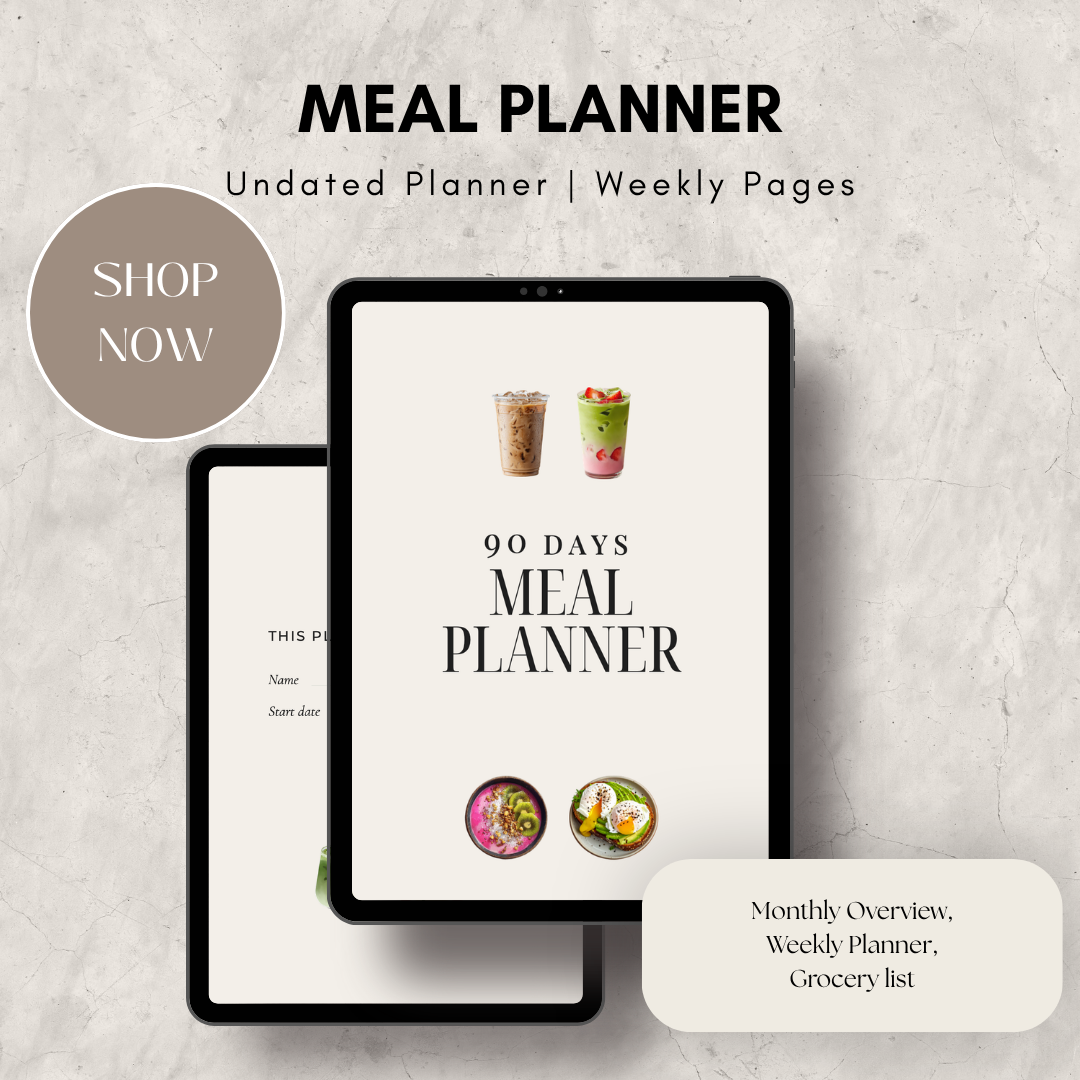90 days meal planner