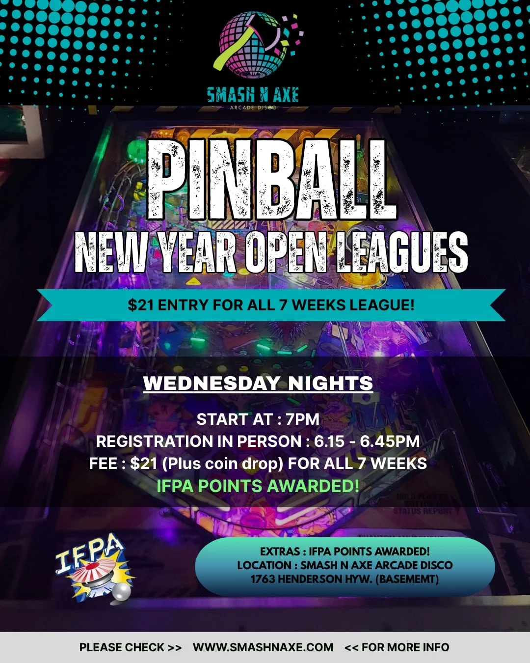 SMASH N AXE NEW YEAR OPEN LEAGUE (Copy)