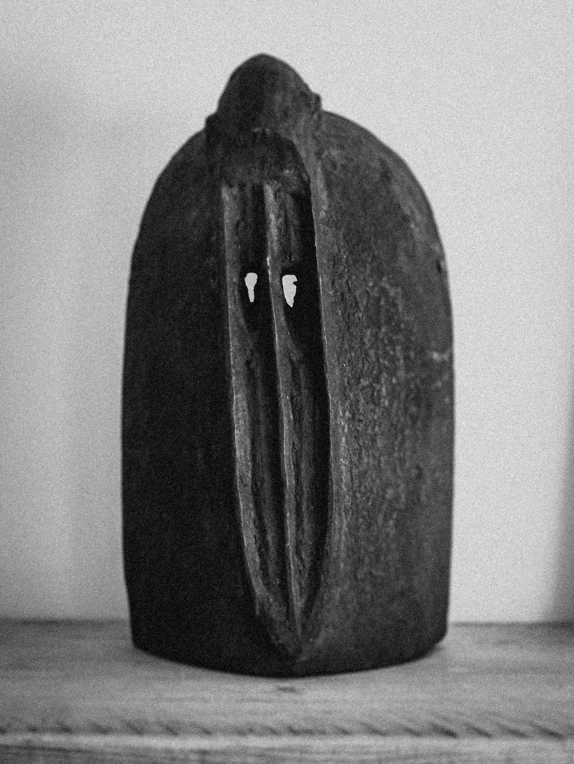 WEST AFRICAN TRIBAL ART NIGERIAN YORUBA MIRROR SHRINE BOX