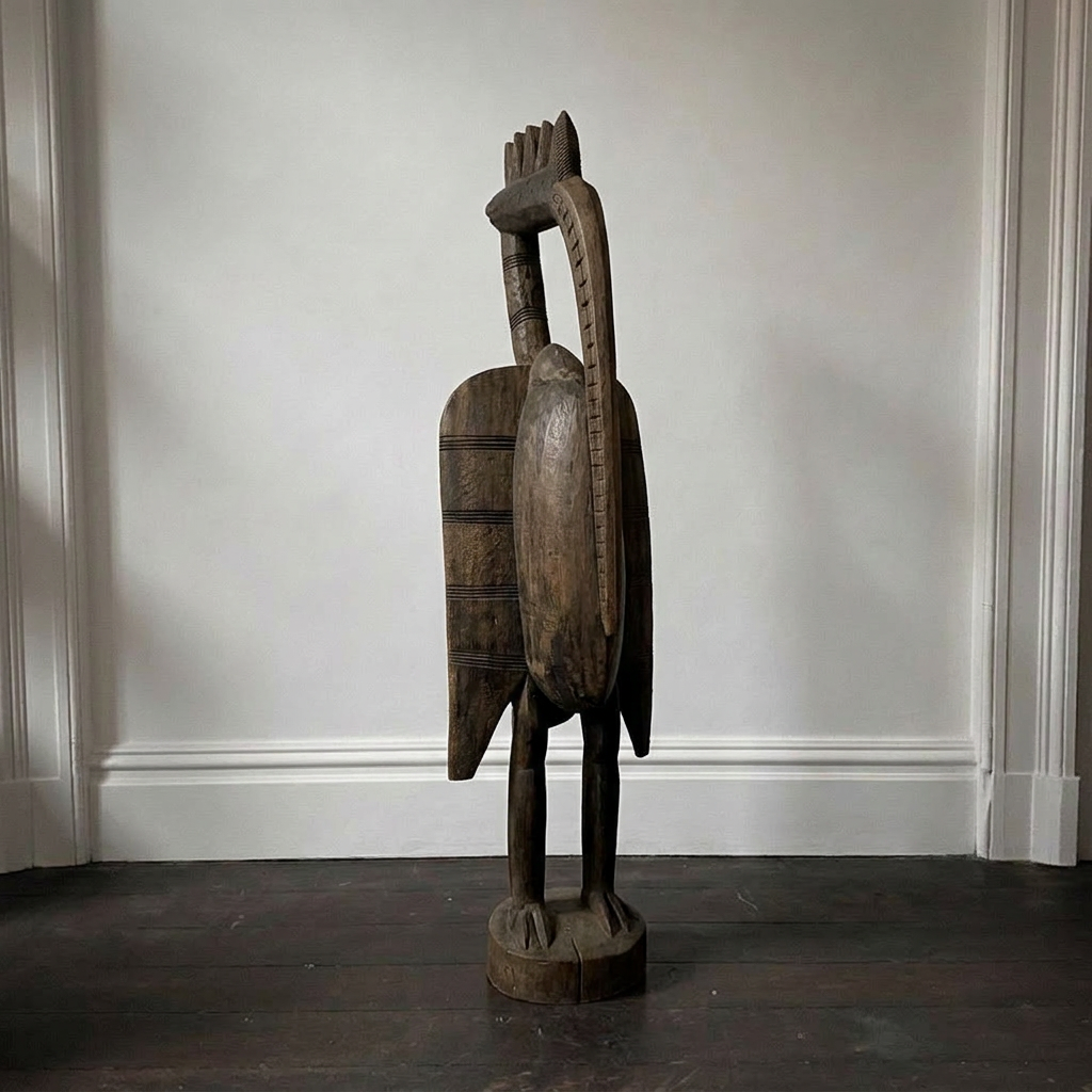 Large Senufo Hornbill Sculpture