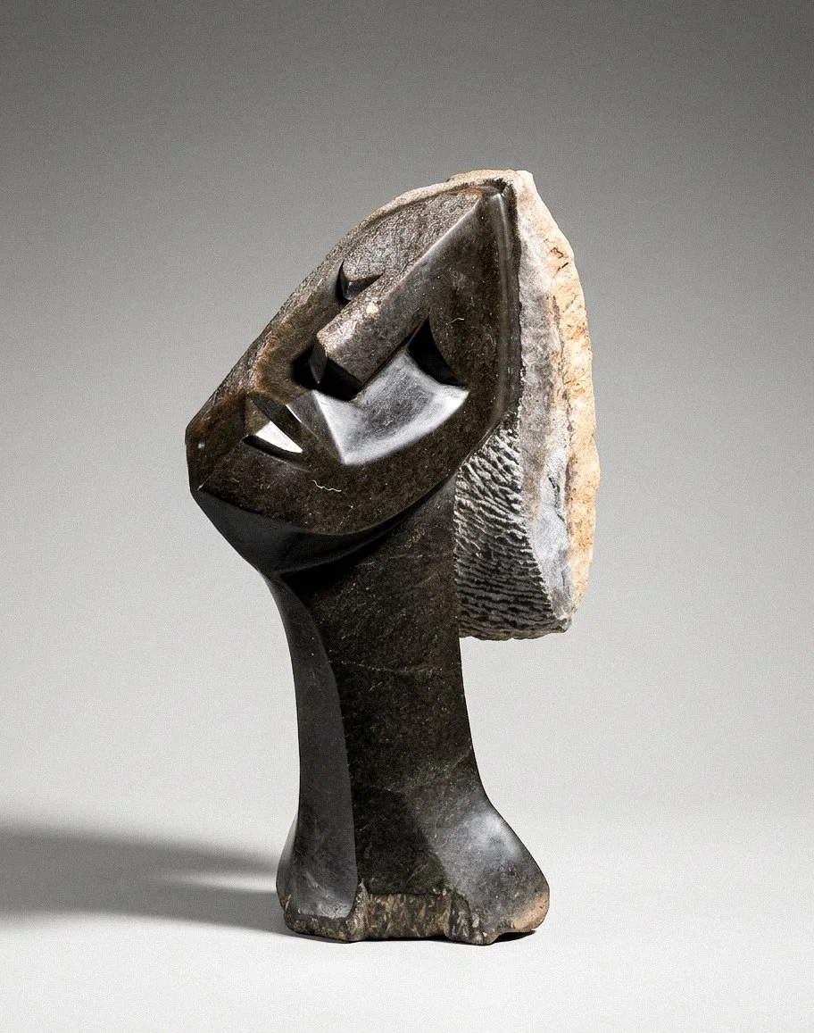 Elegant Springstone Head Sculpture