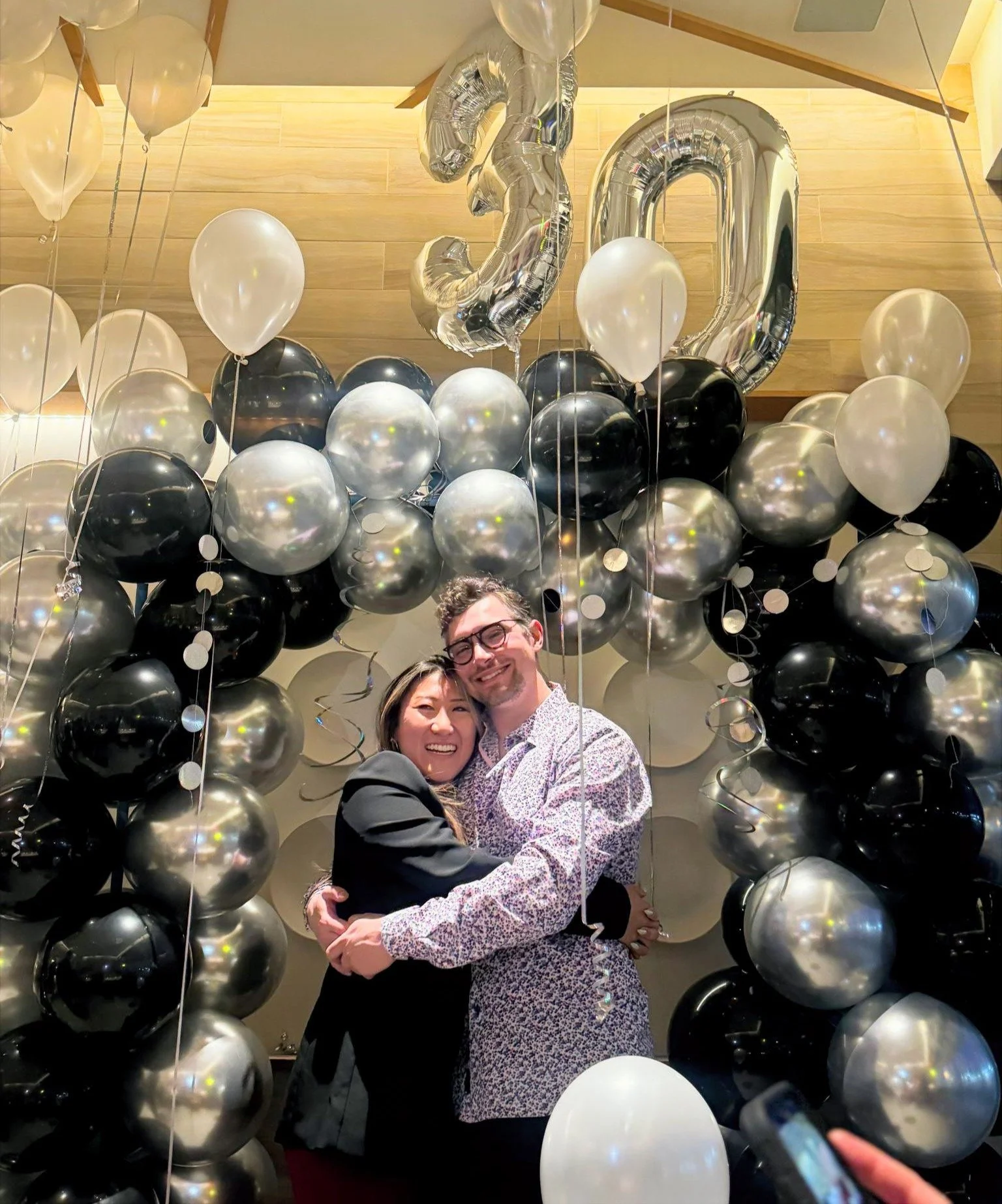 Moé & Matej Silecky Celebrating a Brithday