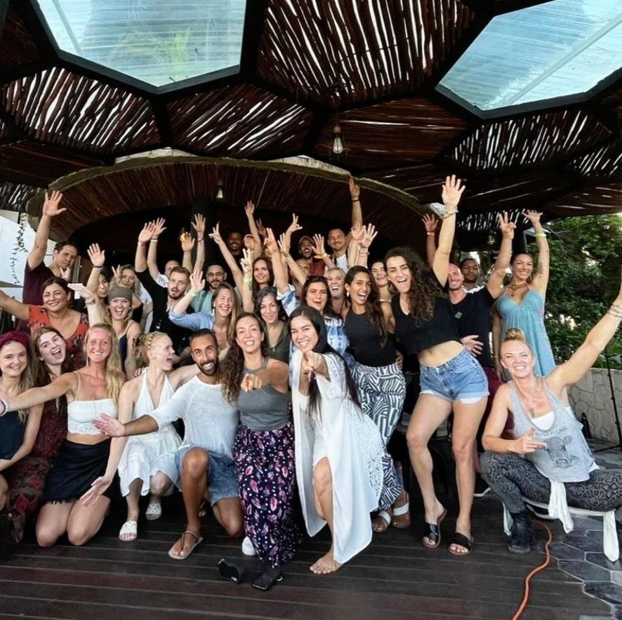 The first ARM event in Tulum, Mexico by Brittany Mondido and co-hosted by Ally Cavosie.