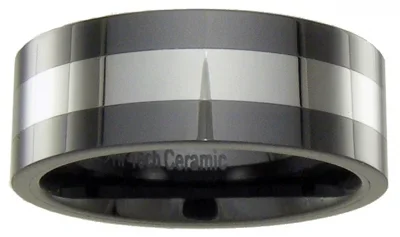 Close-up of a black and silver Garmin smartwatch band